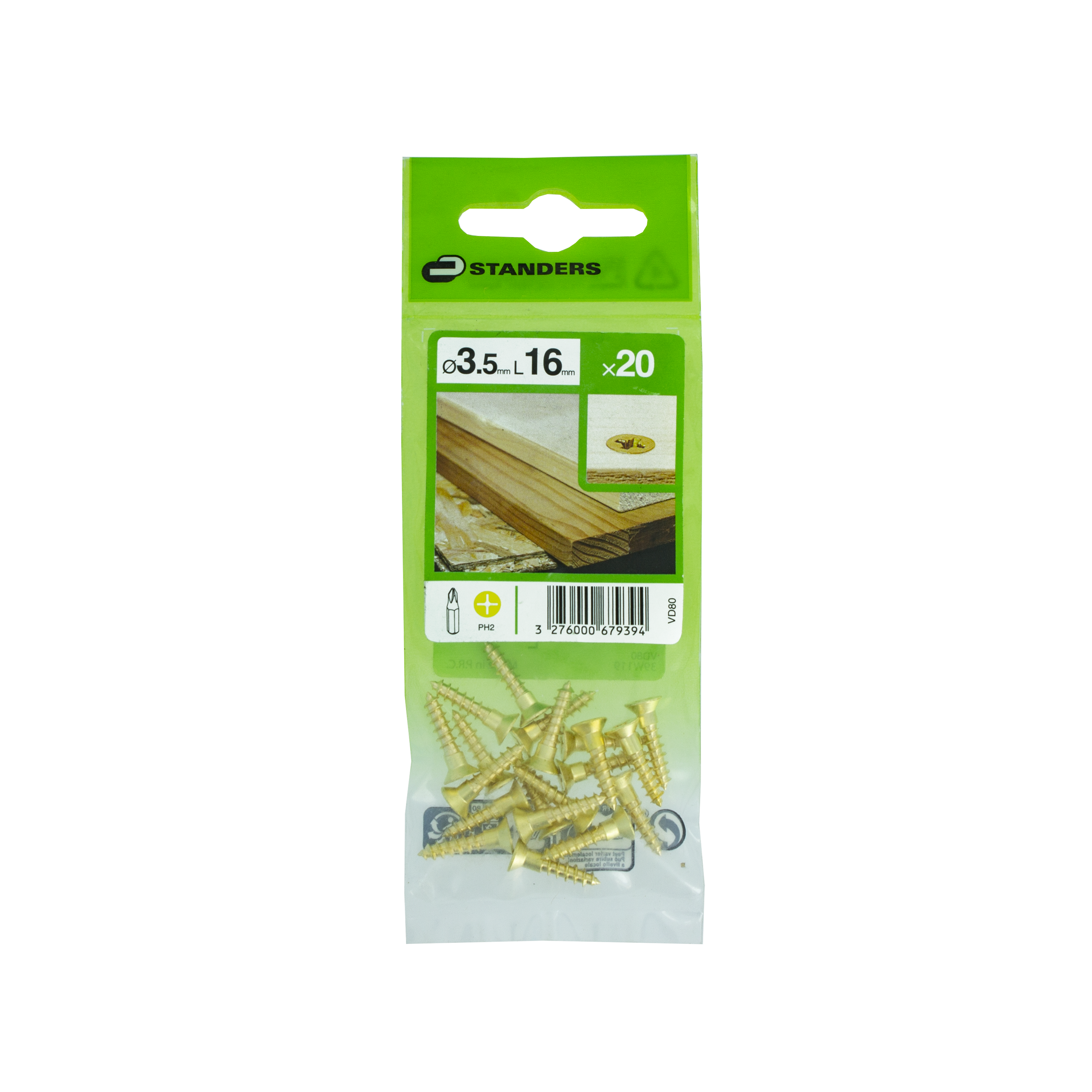 Wkręt 3.5 x 16 mm 20 szt. Standers - 4