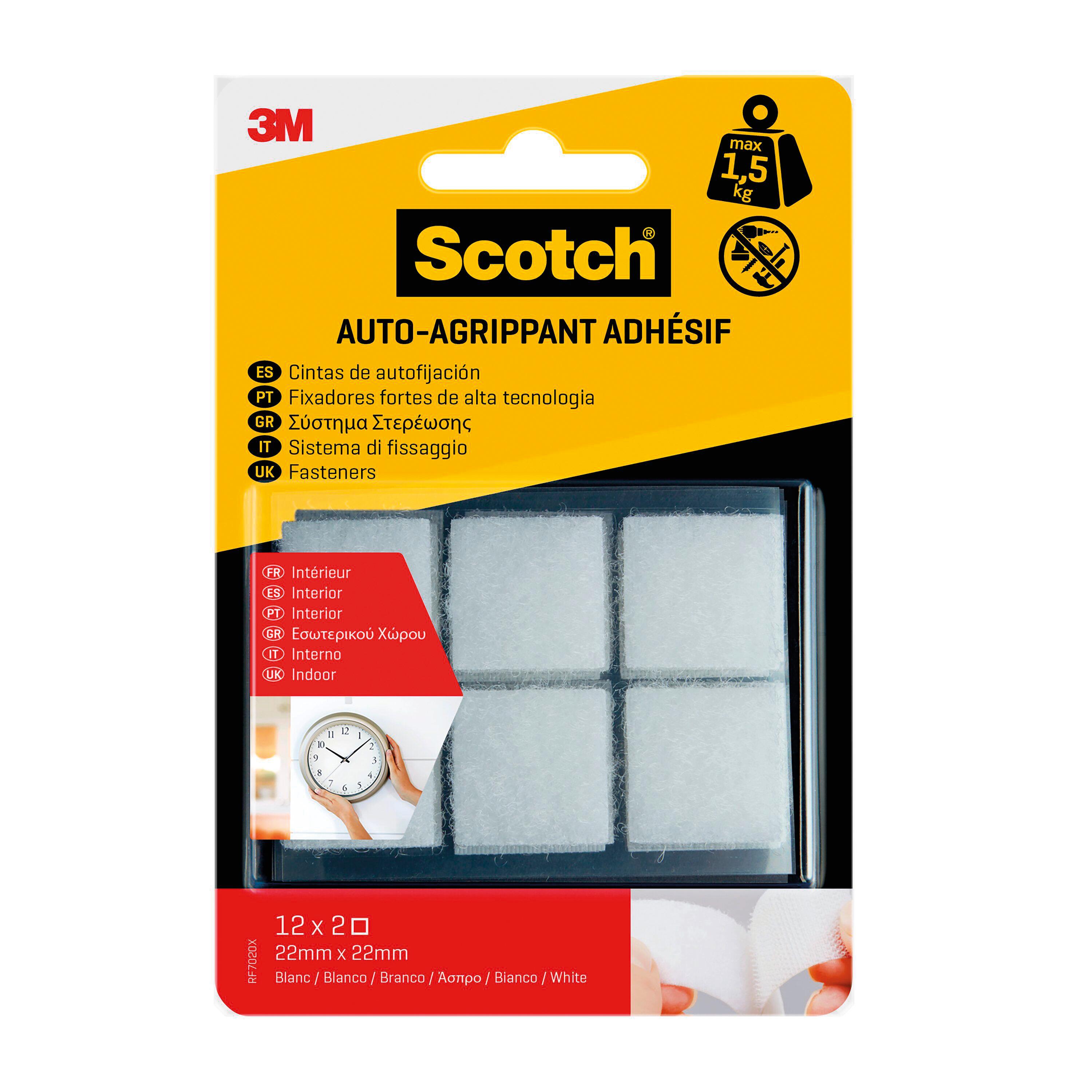 60 Pastilles Auto-agrippantes (velcro) 15 Mm - Noir, Autocollantes Et Réutilisables - 11