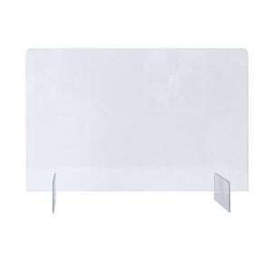 Barriera plexiglass e policarbonato di protezione trasparente 100×70 cm