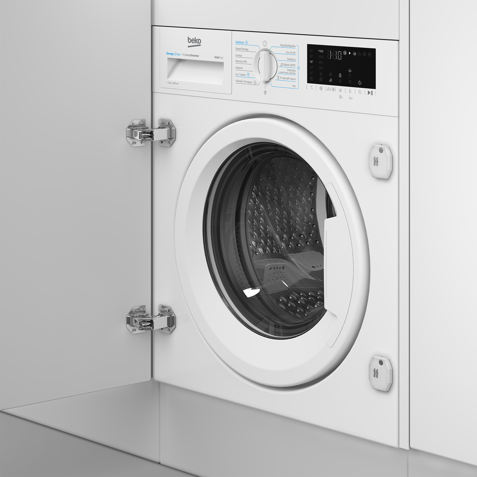 Beko Blanco Lavadora De Carga Frontal B3wbt49435wb 9Kg/1400Rpm A - Imagen 3