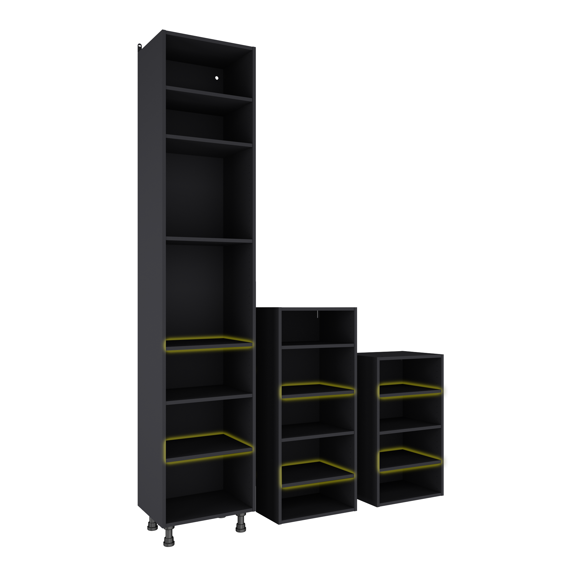 Lot de 2 Etagère pour intérieur de caisson DELINIA ID l.41.7 x P.32.8 cm - 3