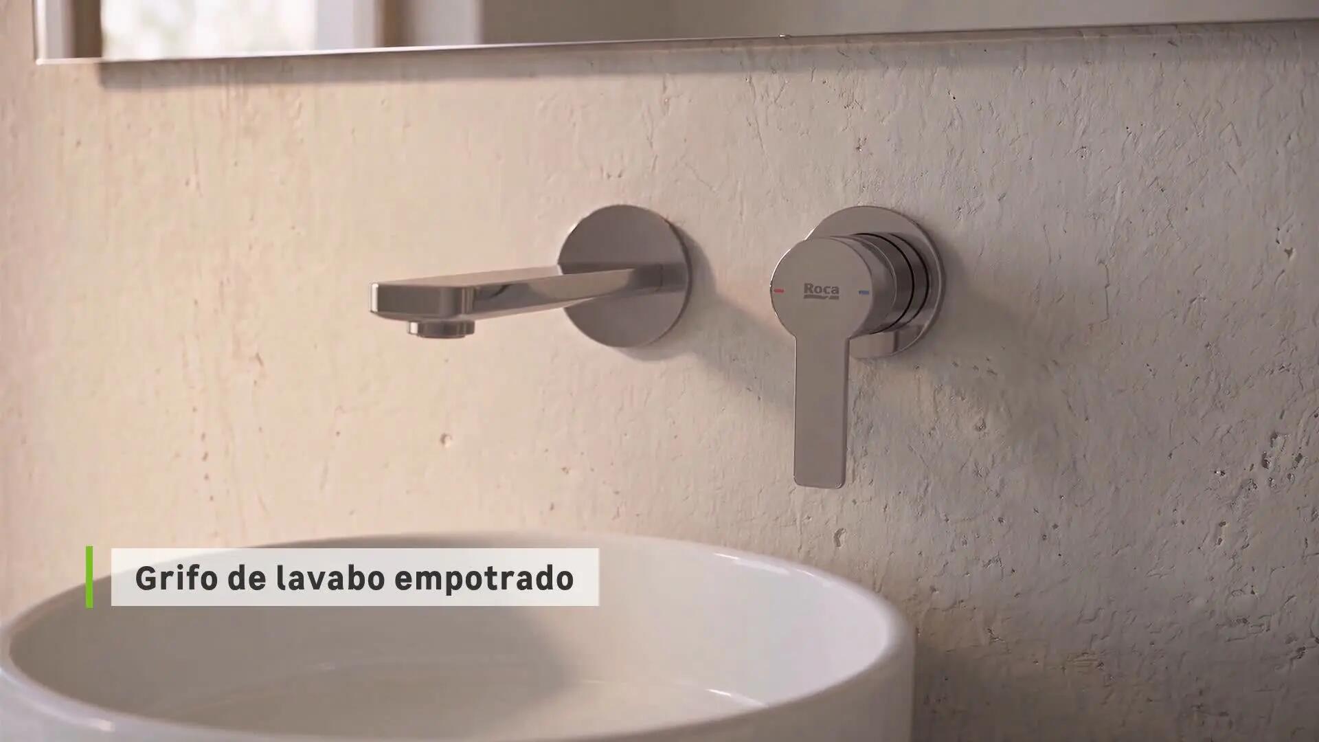 Grifo de lavabo ROCA Alpine monomando caño alto cromo brillo. Apertura en frío. Antical. Latón. - 12