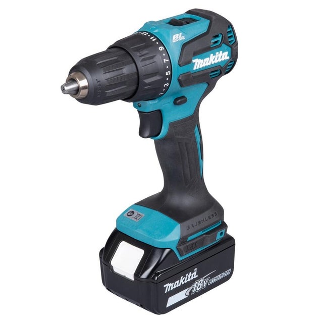 TALADRO PERCUTOR BATERÍA MAKITA DHP490F005 18V BRUSHLESS 3AH