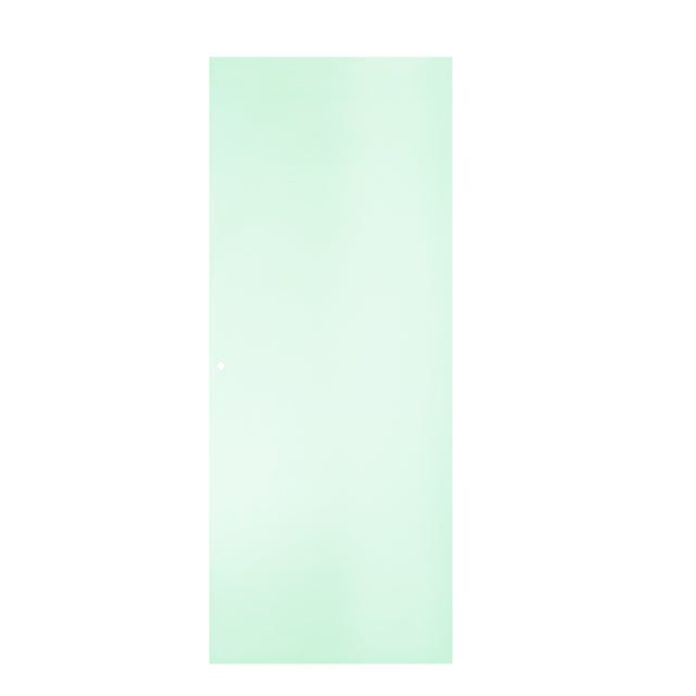Anta per porta scorrevole esterno muro ARTENS Orlando in cristallo trasparente satinato, L 86 x H 215 cm spessore 8 mm, apertura reversibile