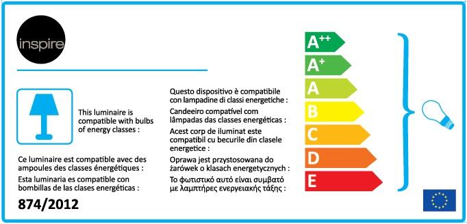 Lustre Hana, acier, beige, Diam.40 cm INSPIRE, E27 - 8