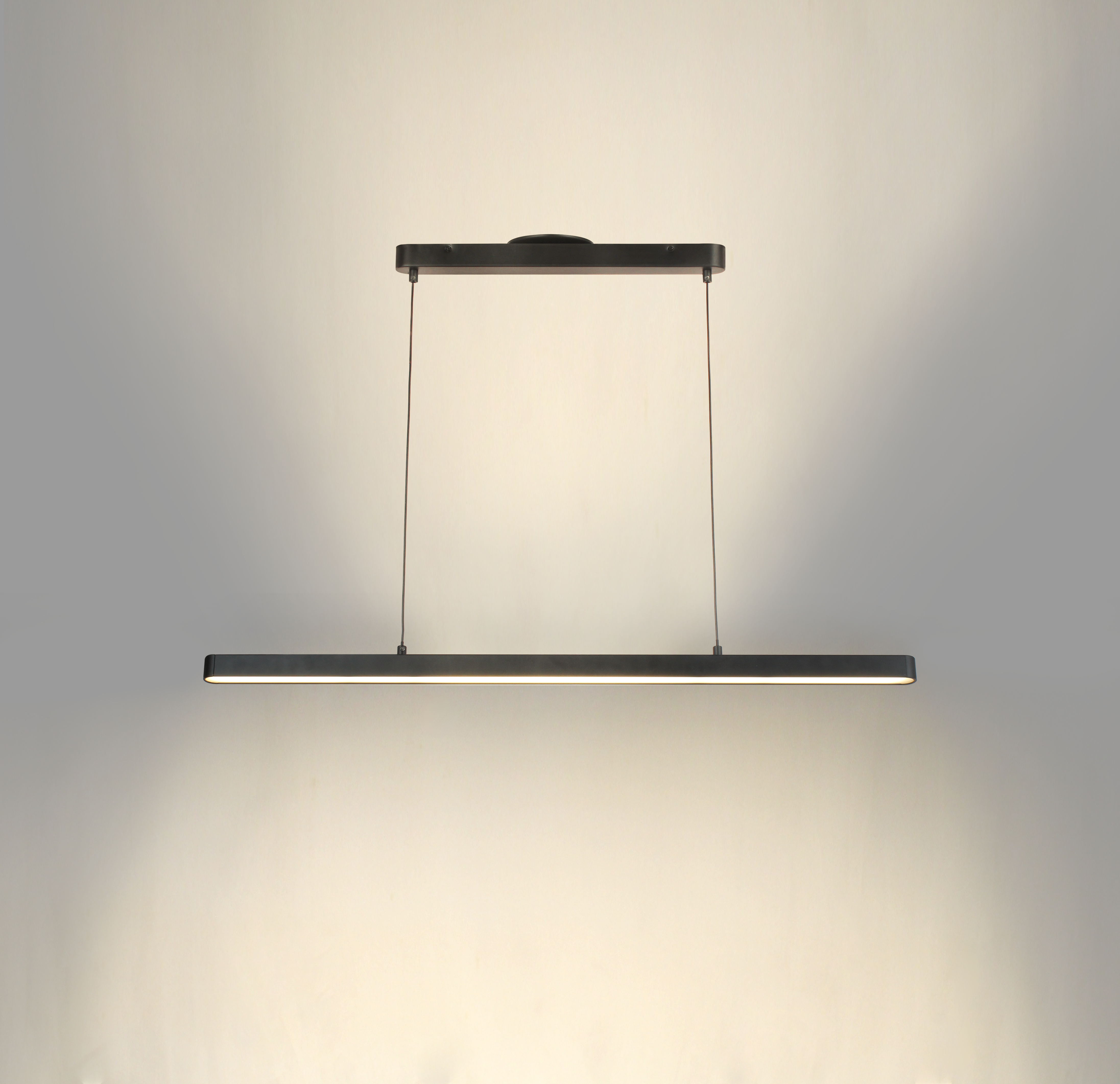 Lampa wisząca Flut czarna LED Inspire - 6