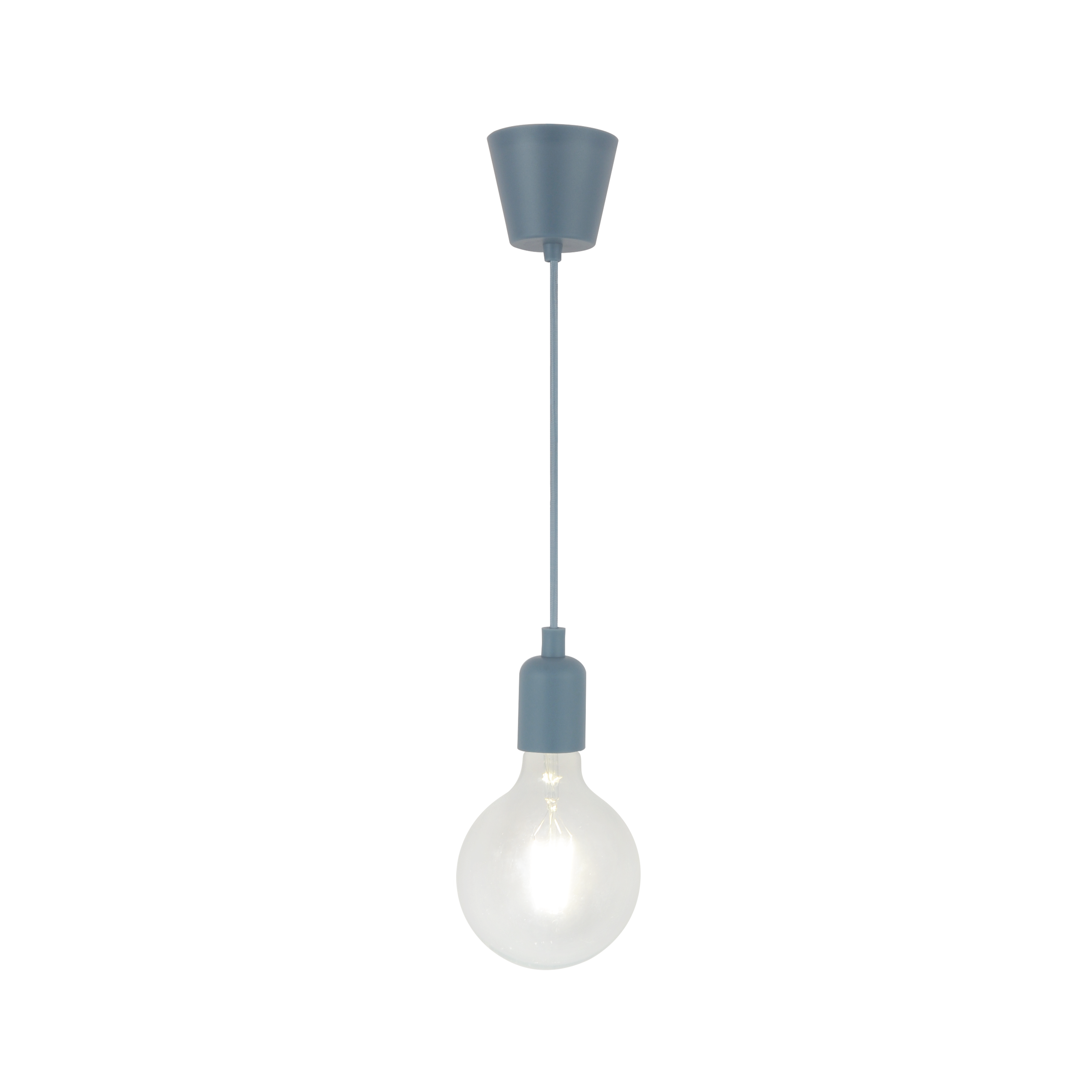 Suspension composable Coloma E27 INSPIRE, silicone bleu - 4