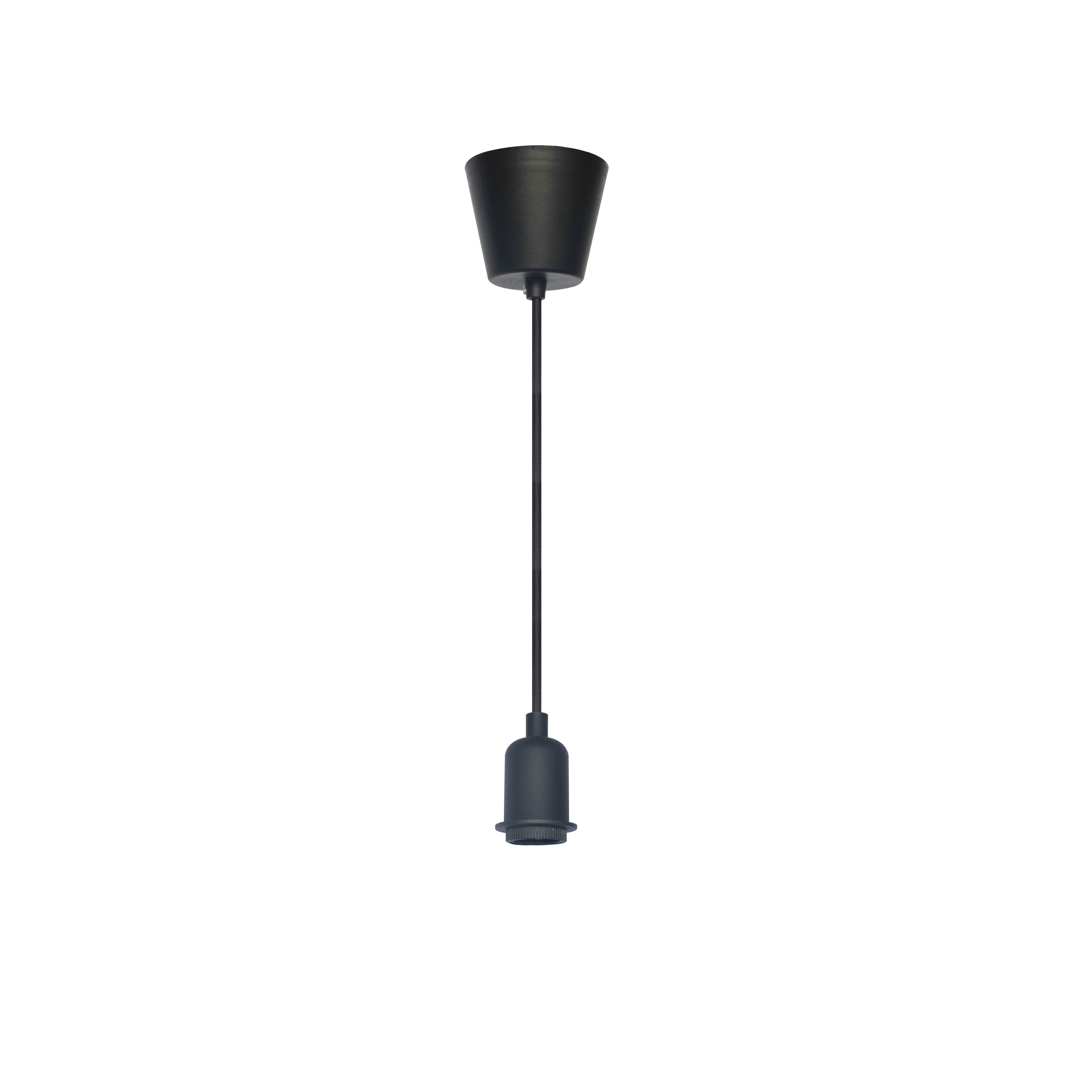 Suspension composable Coloma E27 INSPIRE, silicone noir - 7
