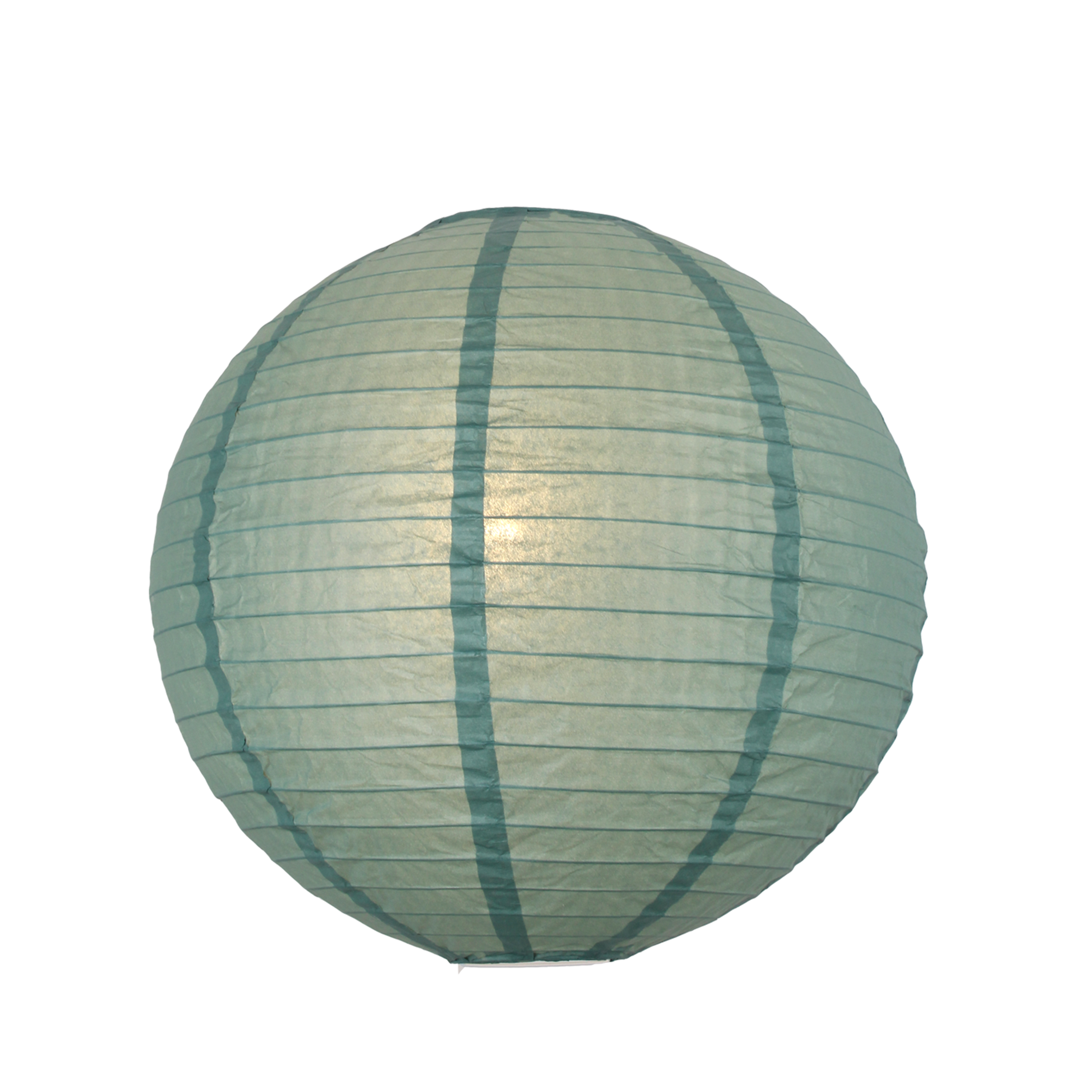 Suspension Baoji, papier vert, Diam.40 cm, INSPIRE - 3