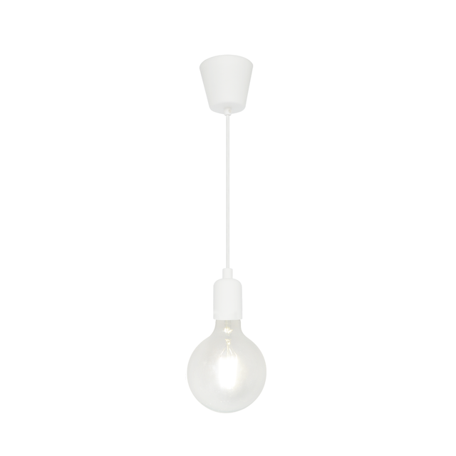 Suspension composable Coloma E27 INSPIRE, silicone blanc
