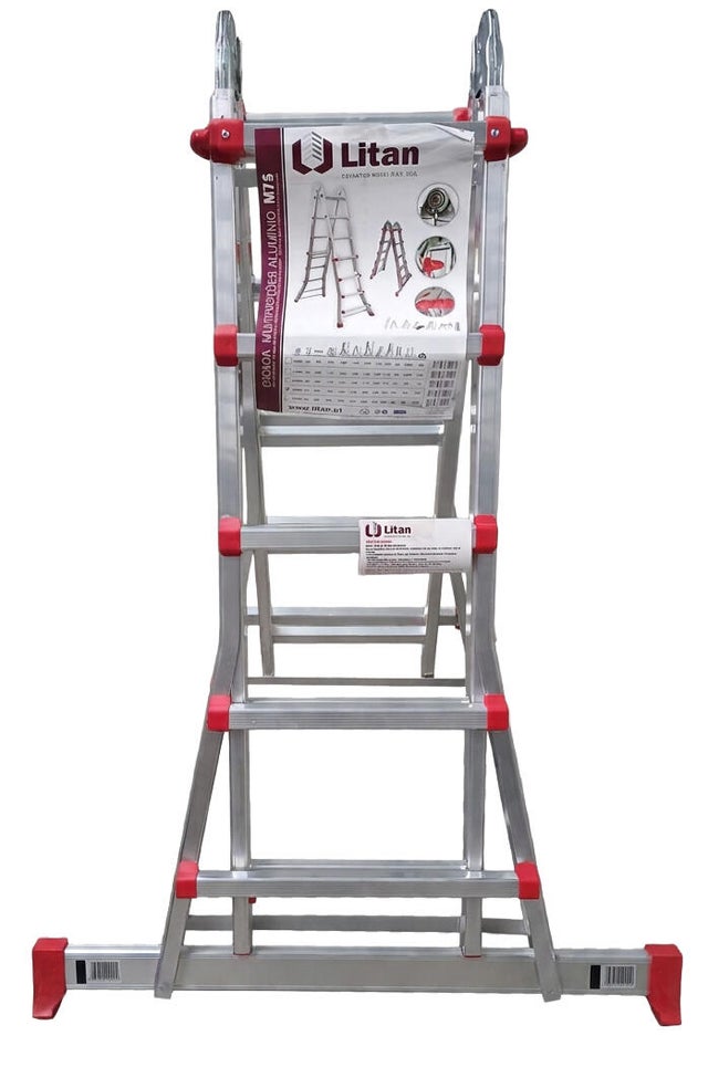 ESCALERA MULTIPOSICIÓN TELESCÓPICA 2TRAMOS