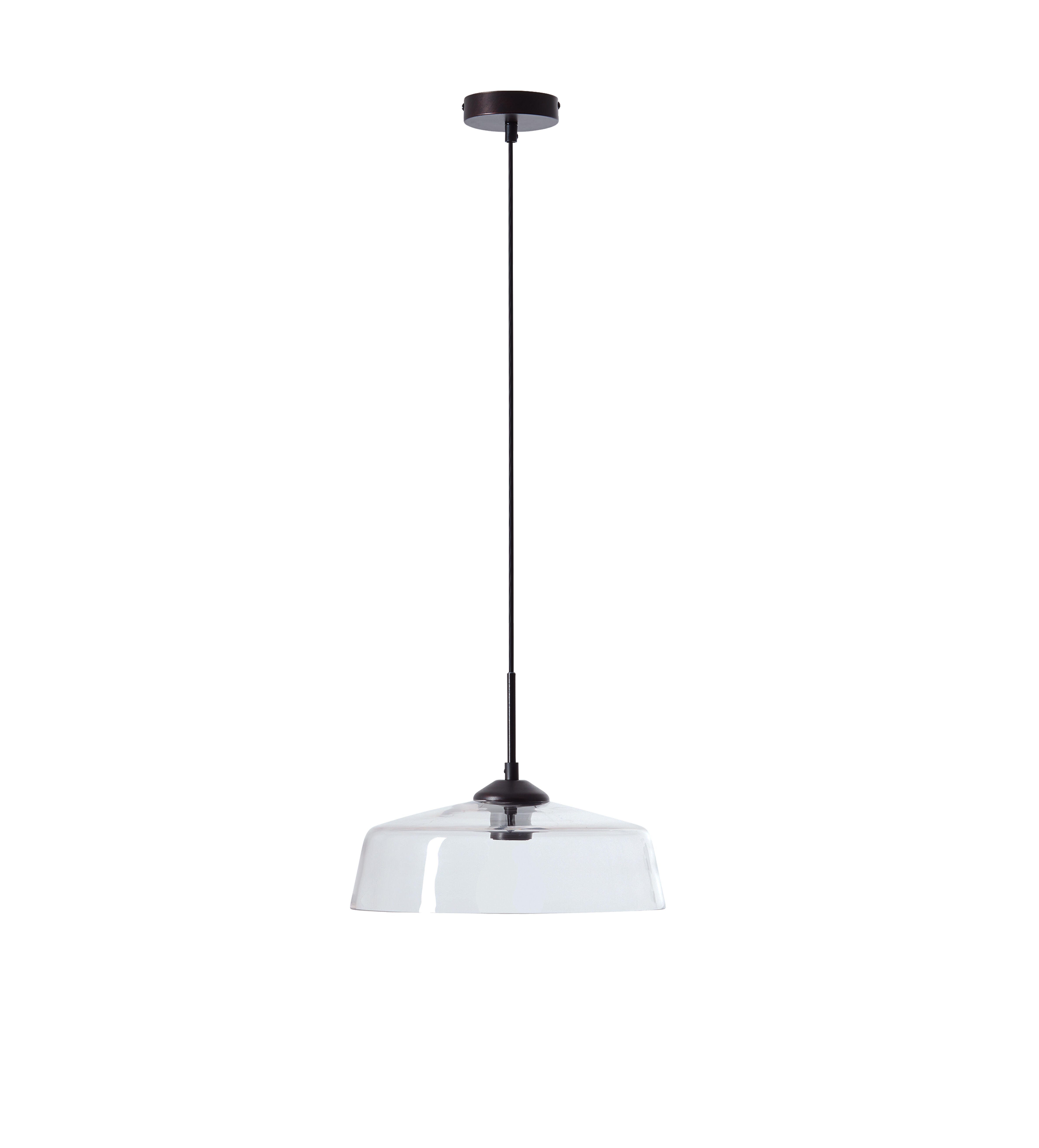 Suspension Manilla verre, transparent, Diam.33 cm INSPIRE, E27 - 5