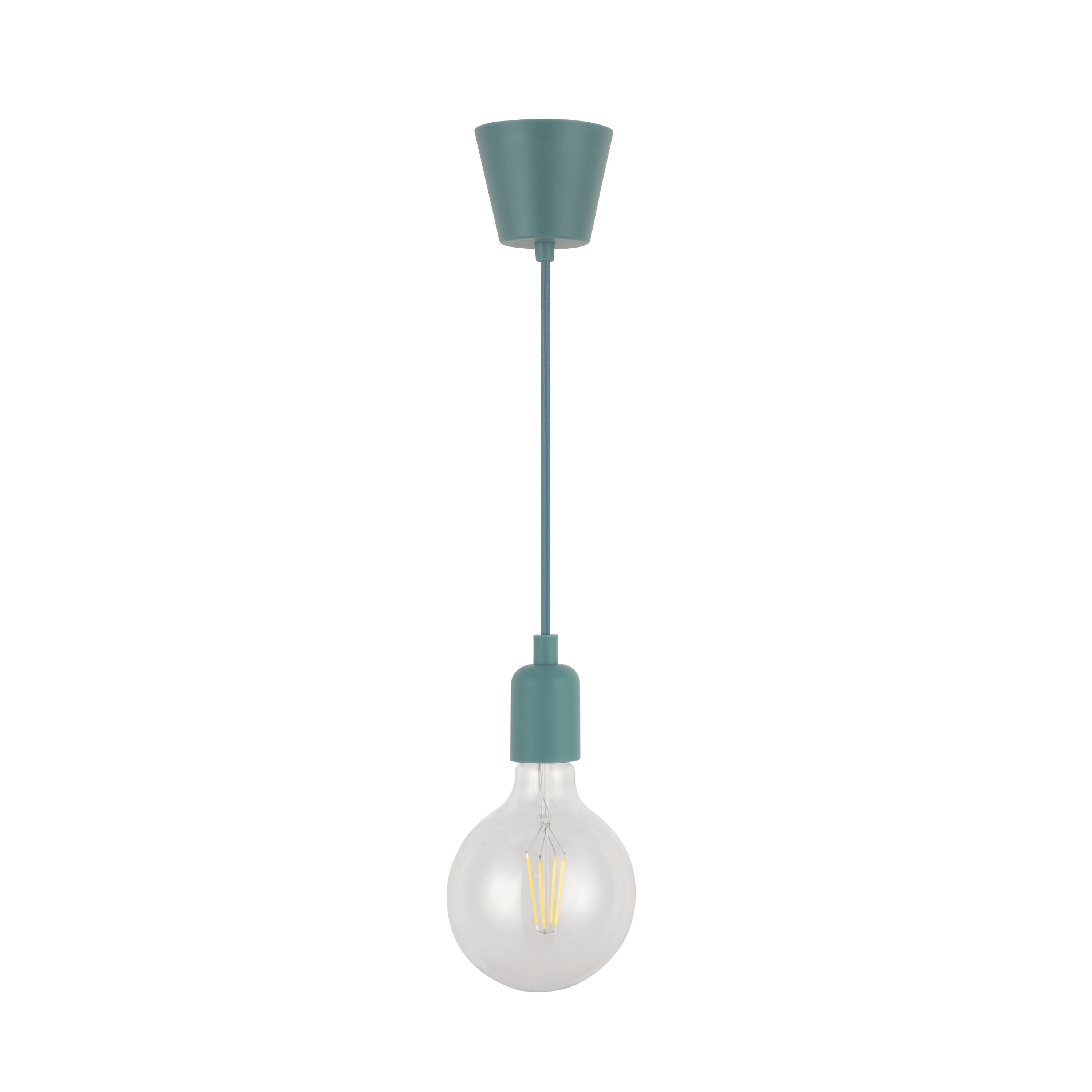 Suspension composable Coloma E27 INSPIRE, silicone vert - 6