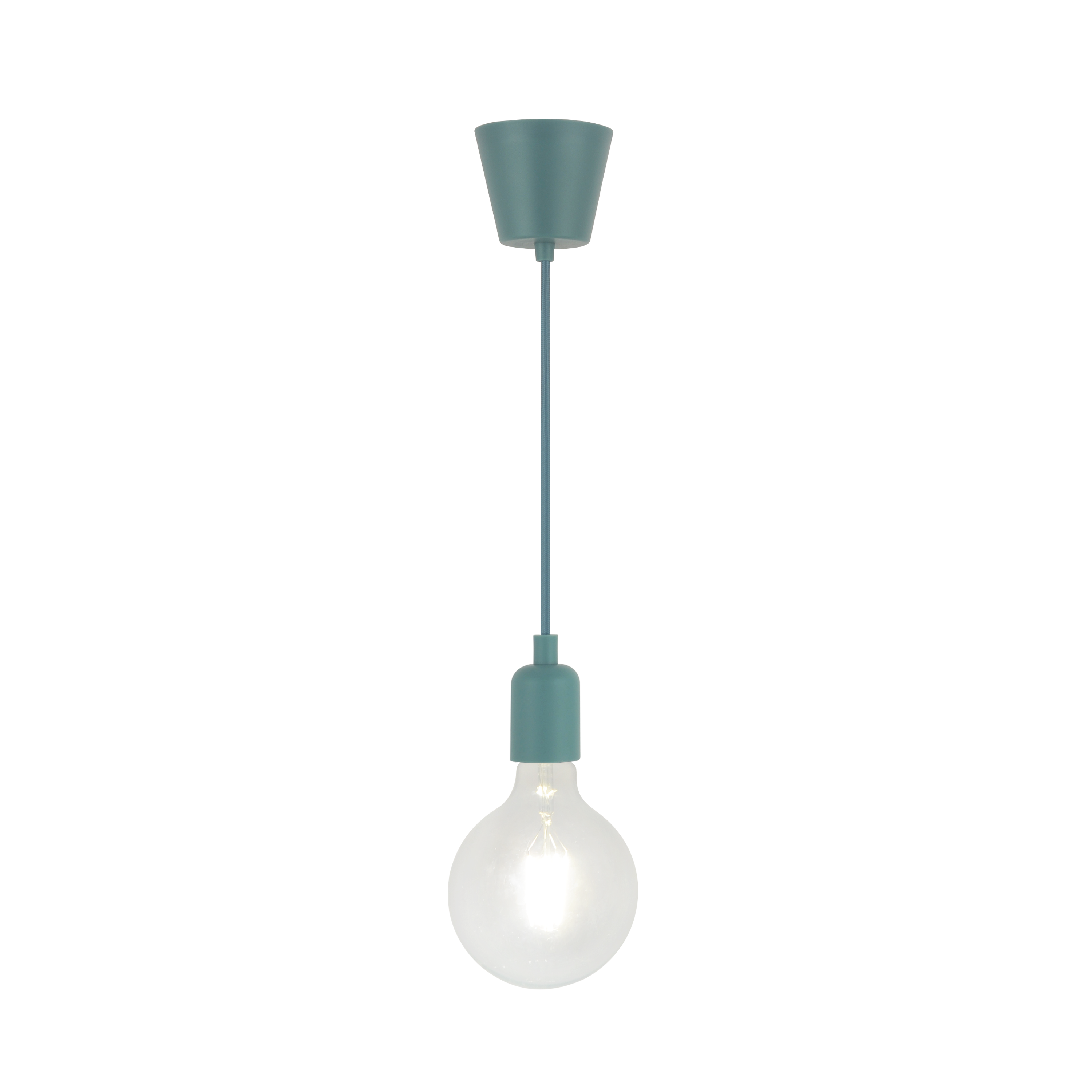 Suspension composable Coloma E27 INSPIRE, silicone vert - 5