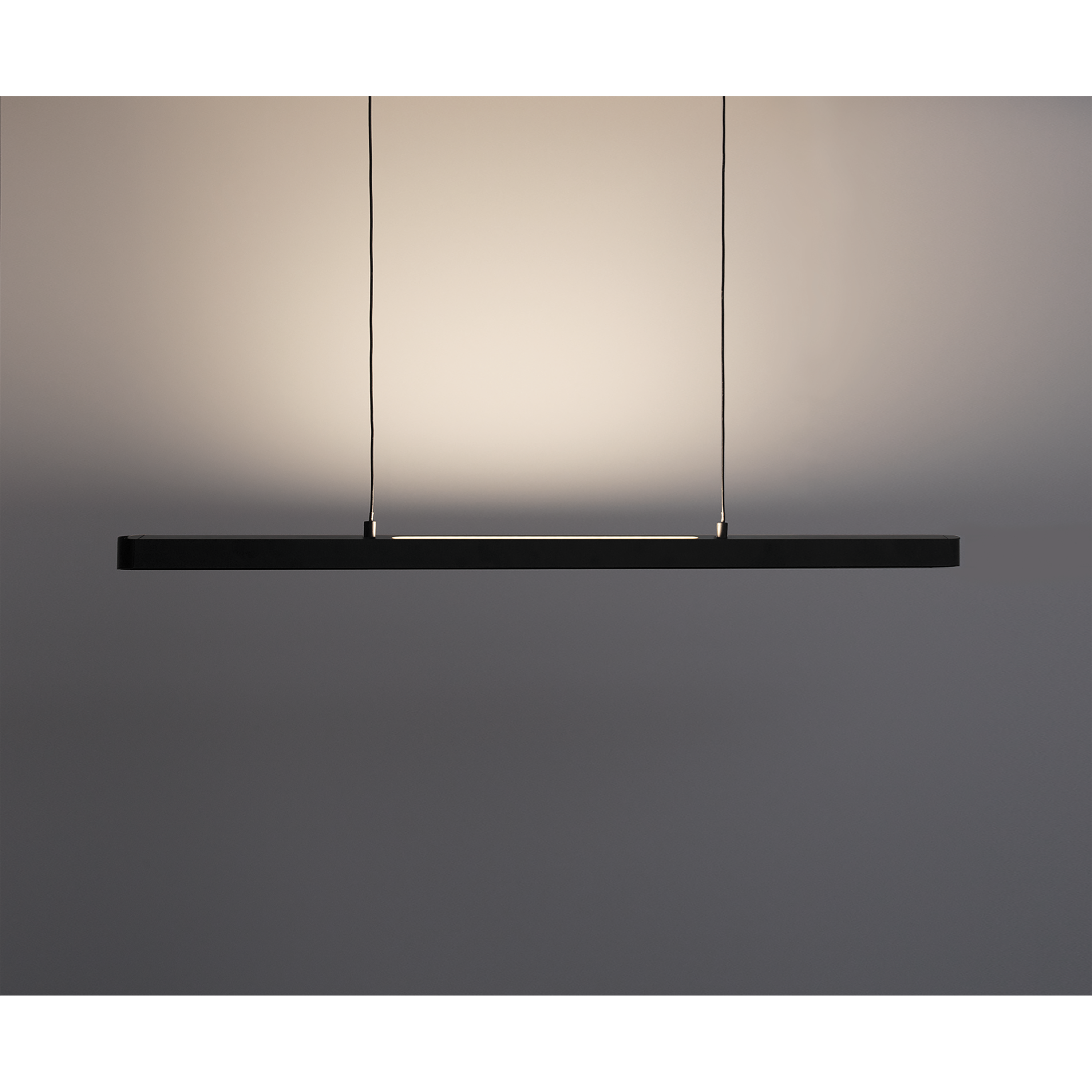 Lampa wisząca Flut czarna LED Inspire - 19