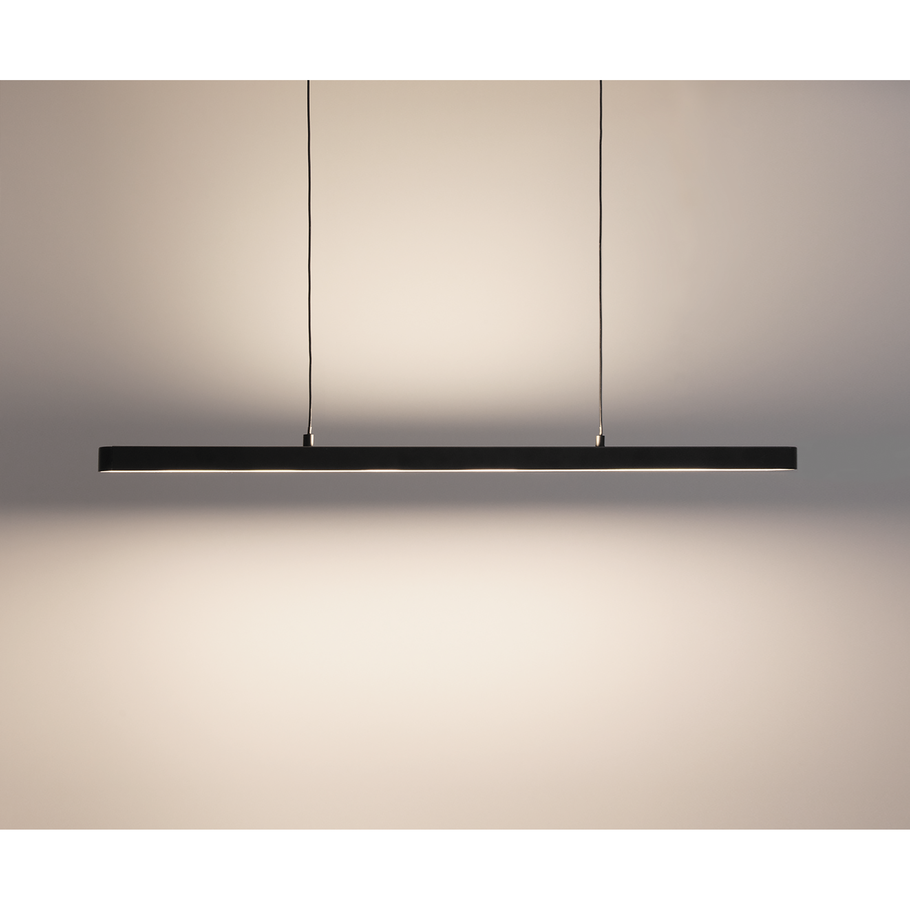 Lampa wisząca Flut czarna LED Inspire - 20