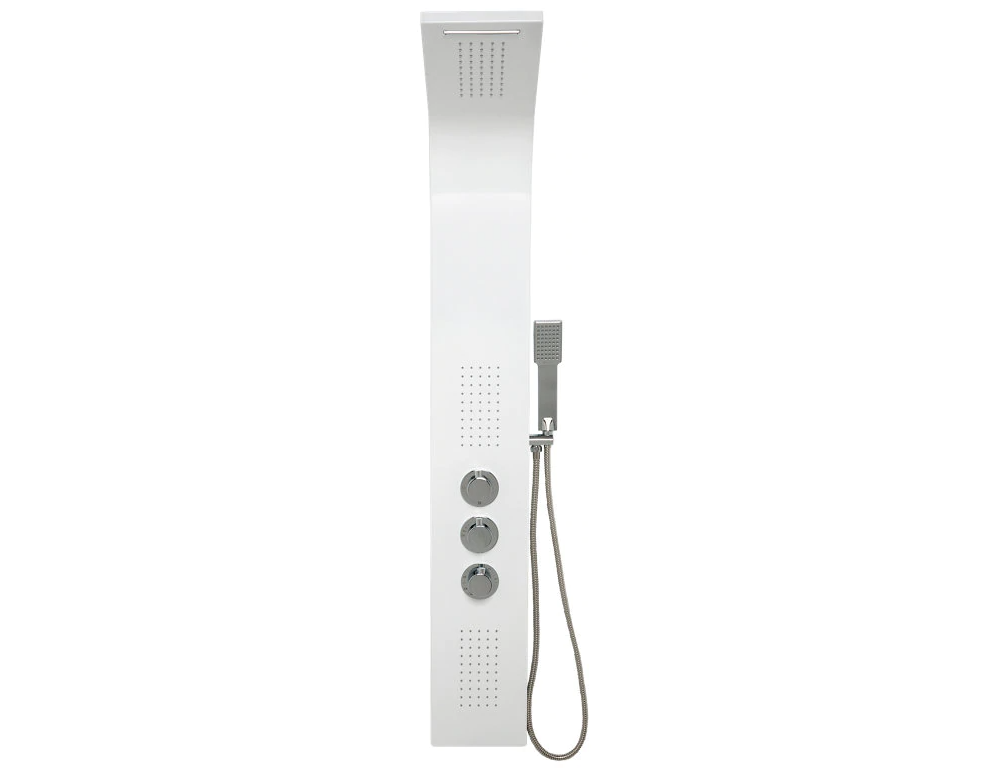 Colonne de douche hydromassante thermostatique nf blanc Sensea cali 3 SENSEA - 3