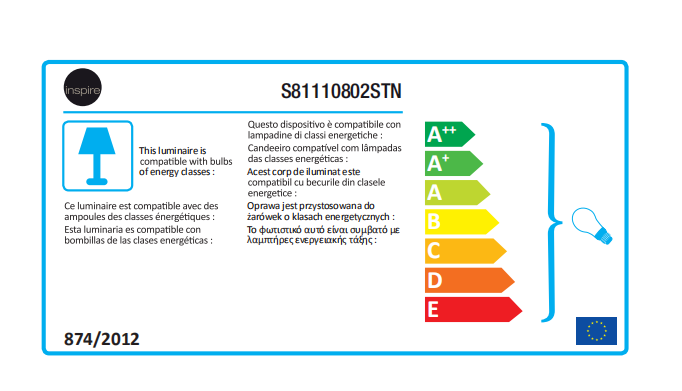 Listwa reflektorowa TECHNIC srebrna GU10 INSPIRE - 12