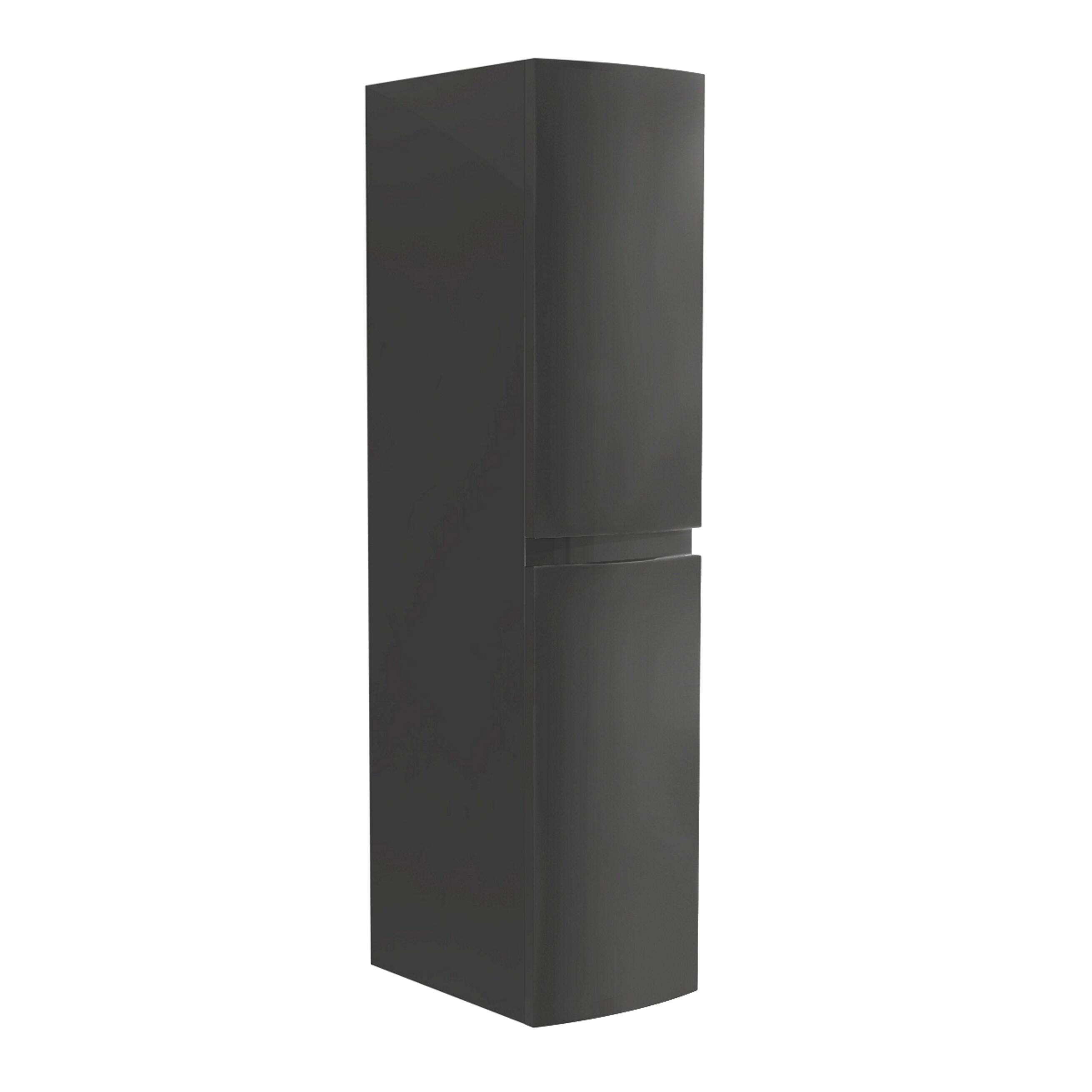 Colonna per mobile bagno Vague BADEN HAUS 2 ante P 38 x L 30 x H 130 cm grigio antracite - 3