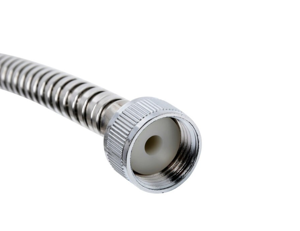 Pommeau de douche 1 jet, flexible et barre - 5