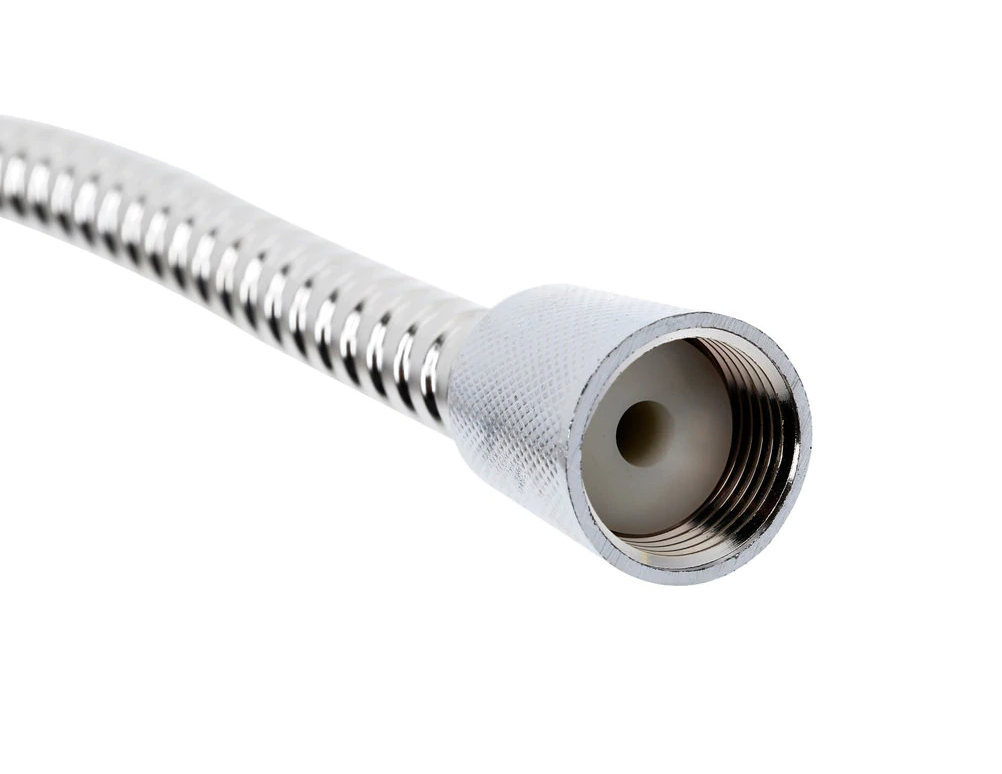 Trio (pommeau de douche, flexible et support de douche) 1 jet chrome, Simple - 4