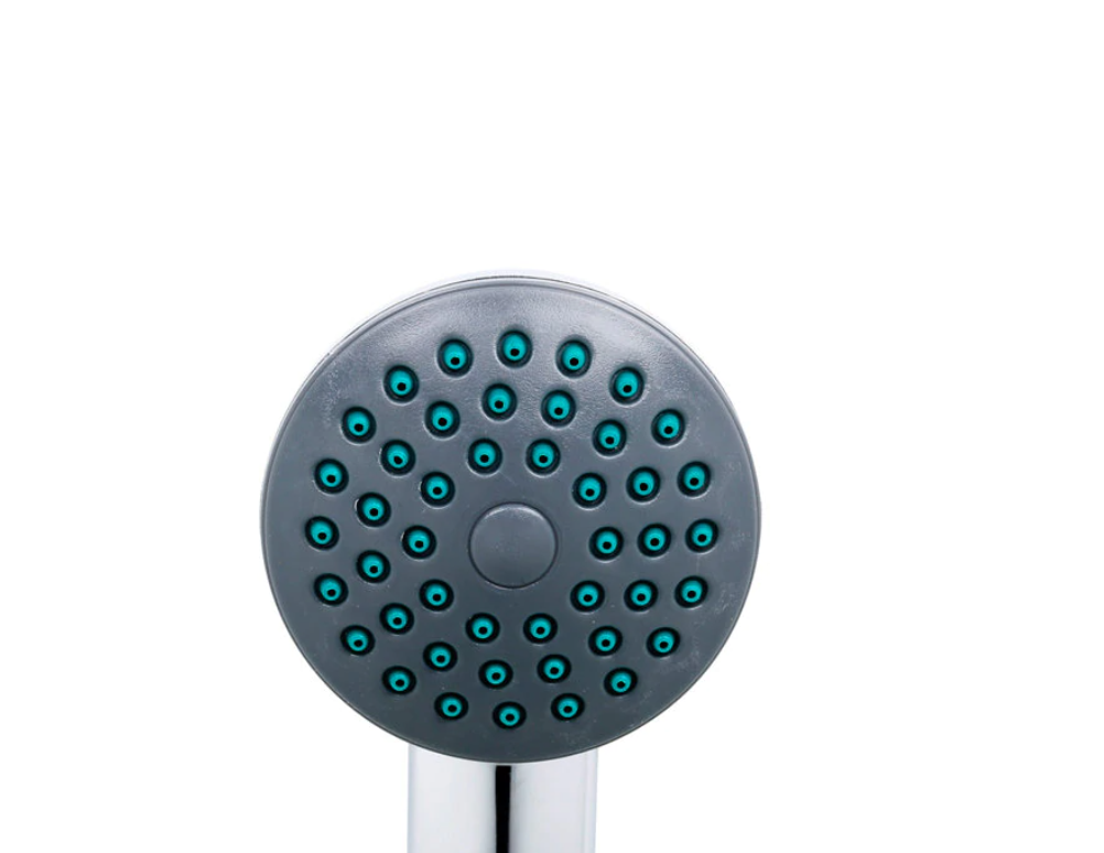 Trio (pommeau de douche, flexible et support de douche) 1 jet chrome, Simple - 5