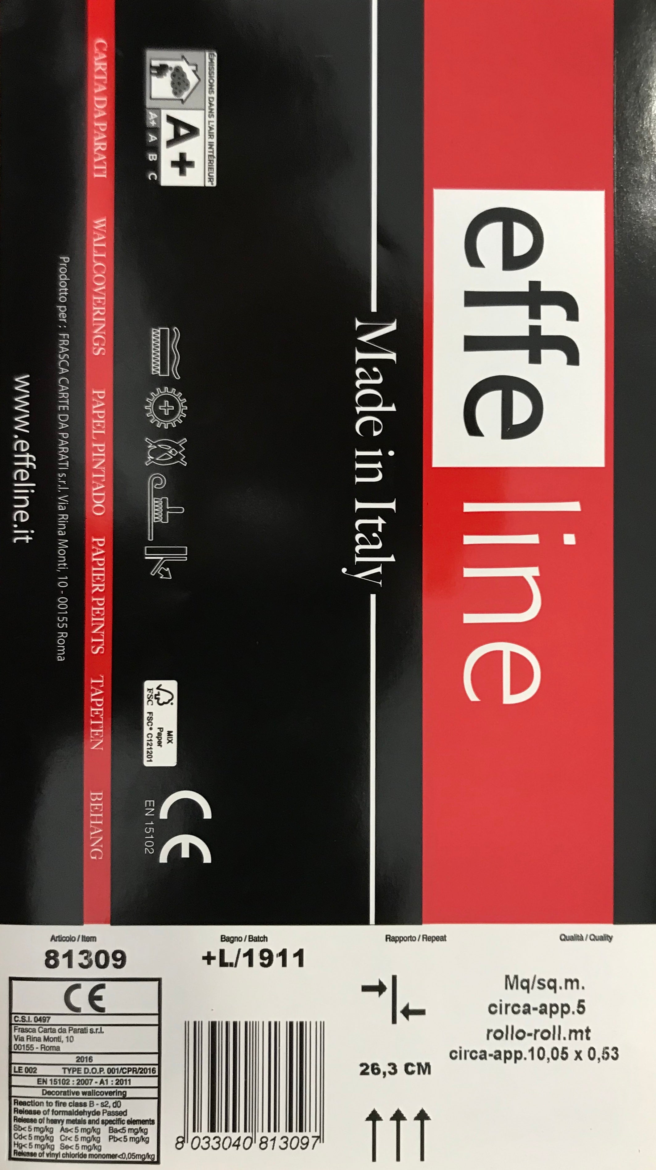 Carta da parati Cemento4 bianco, 53 cm x 10.05 m - 2