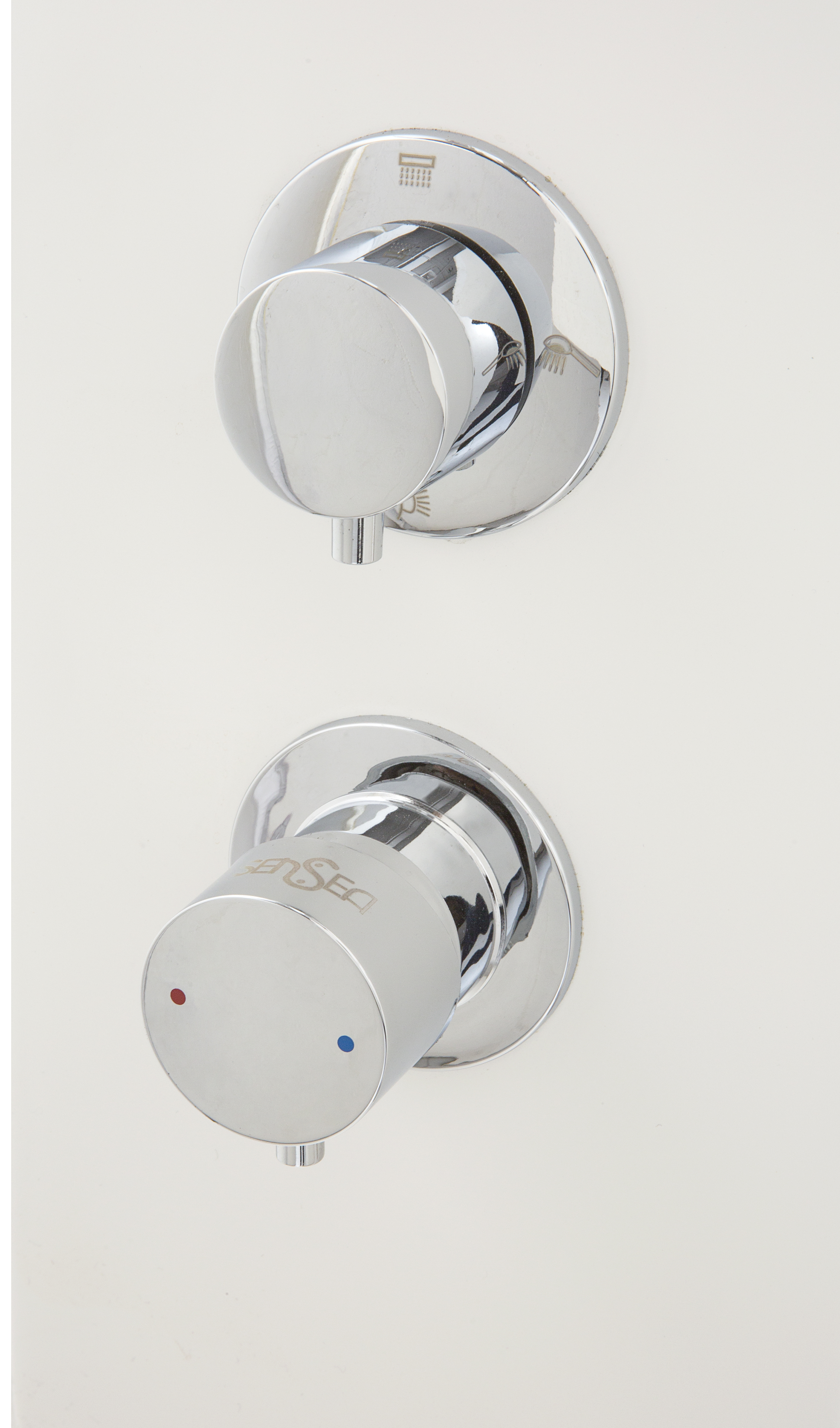 Columna de ducha hidromasaje monomando SENSEA Evodi blanco - 9