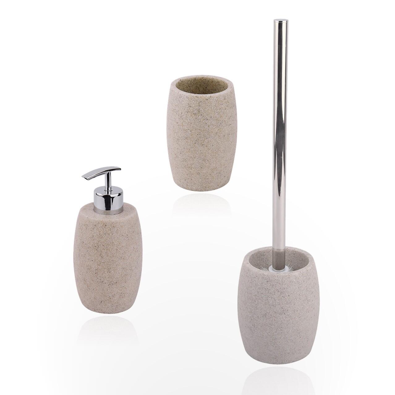 Set di accessori da bagno RAINBOW in resina arancio | Leroy Merlin