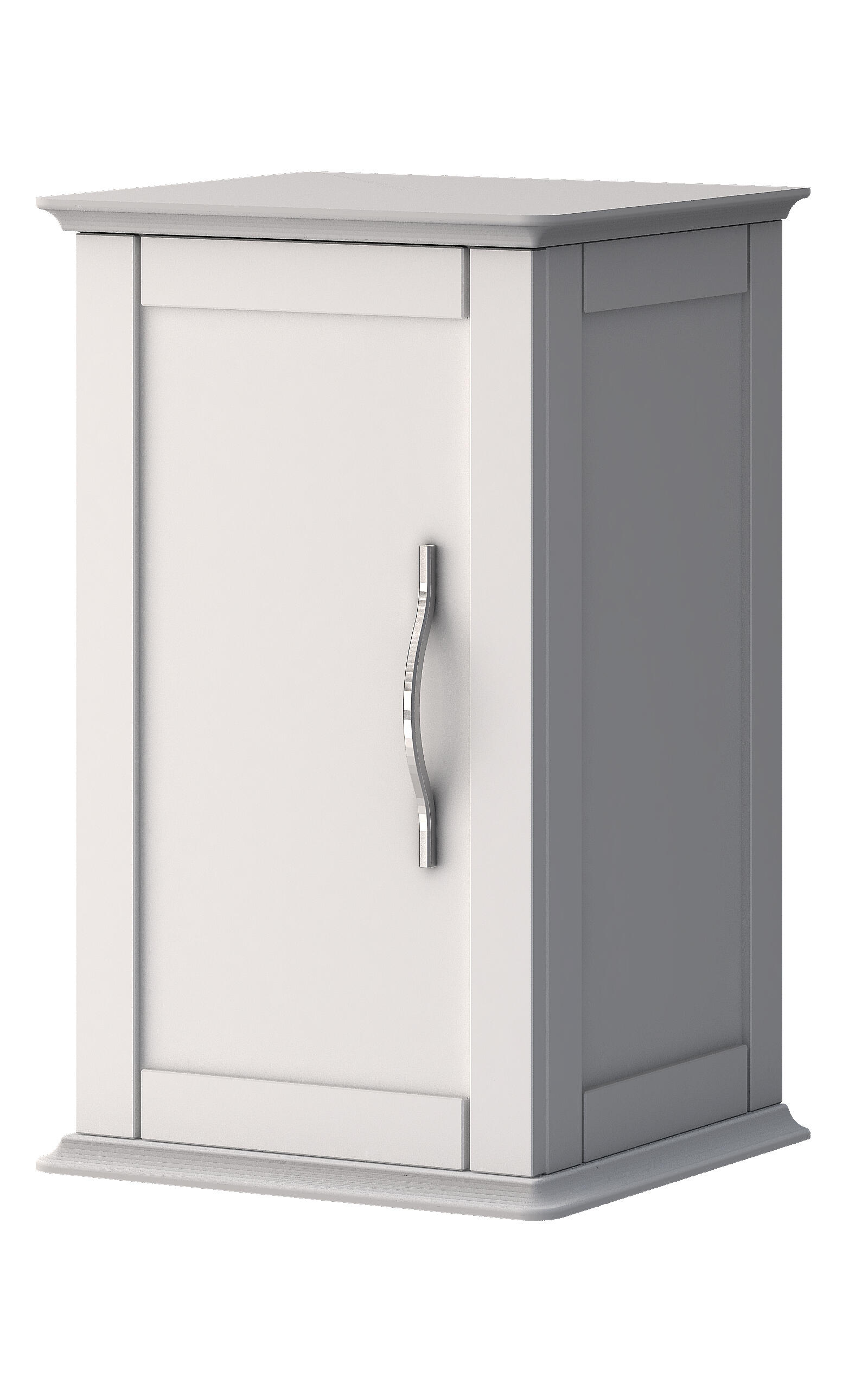 Base a terra Tiffany BADEN HAUS 1 anta P32 x L34 x H59 cm bianco mdf - 2