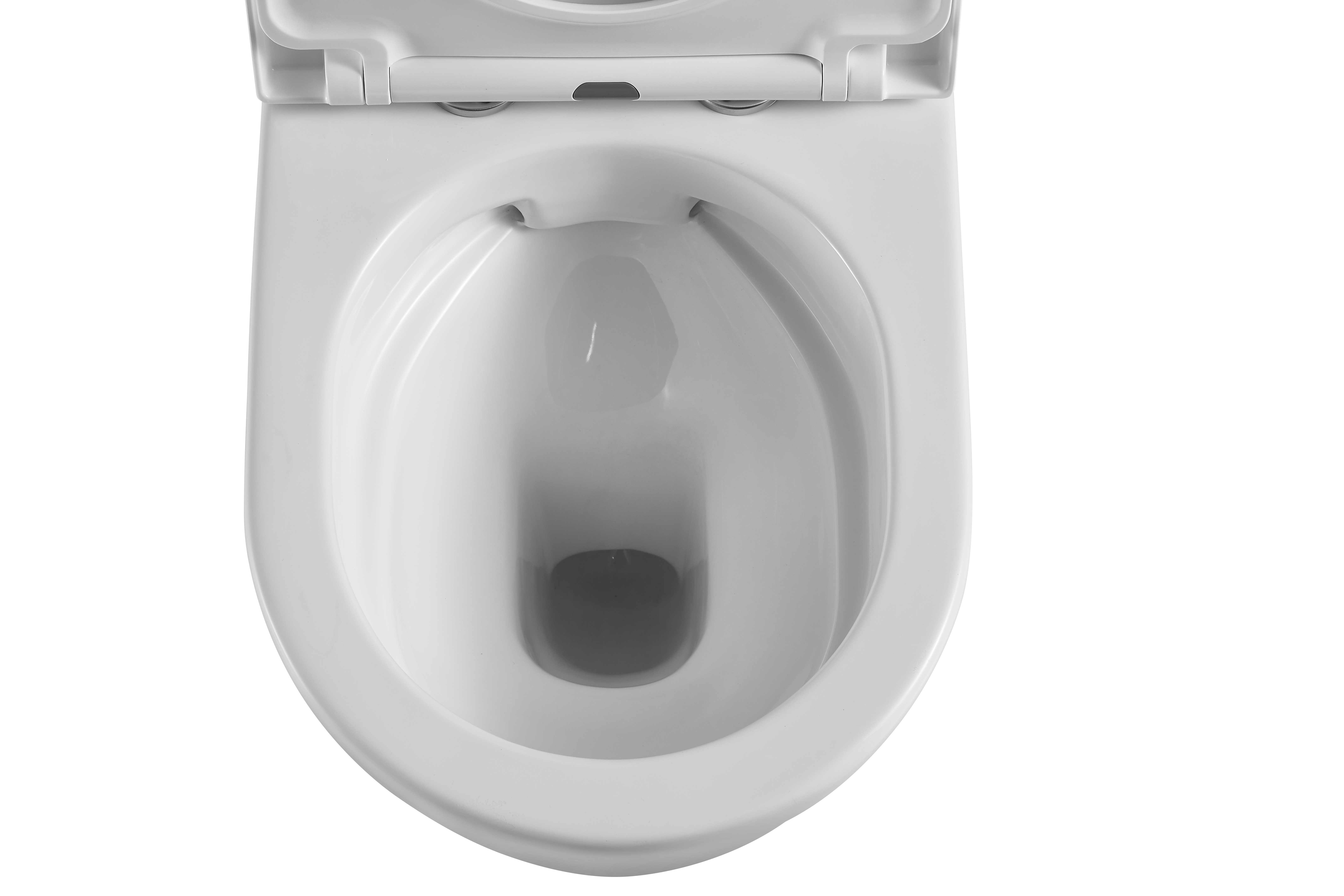 Vaso WC filomuro SENSEA neo, sedile incluso P 54.2 x L 36.3 x H 39.5 cm bianco - 11