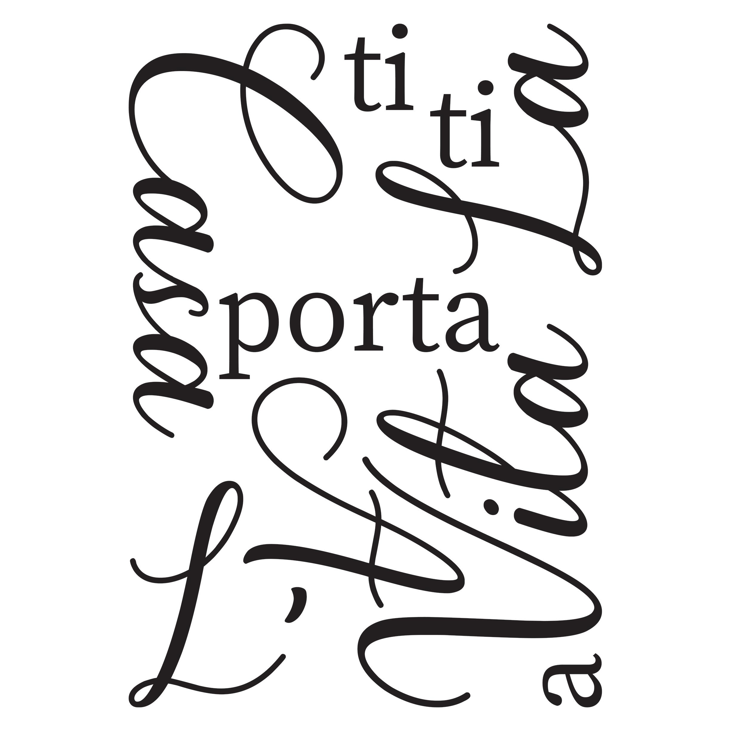 Sticker la vita 47x67 cm nero e rosso, confezione da 2 fogli - 3