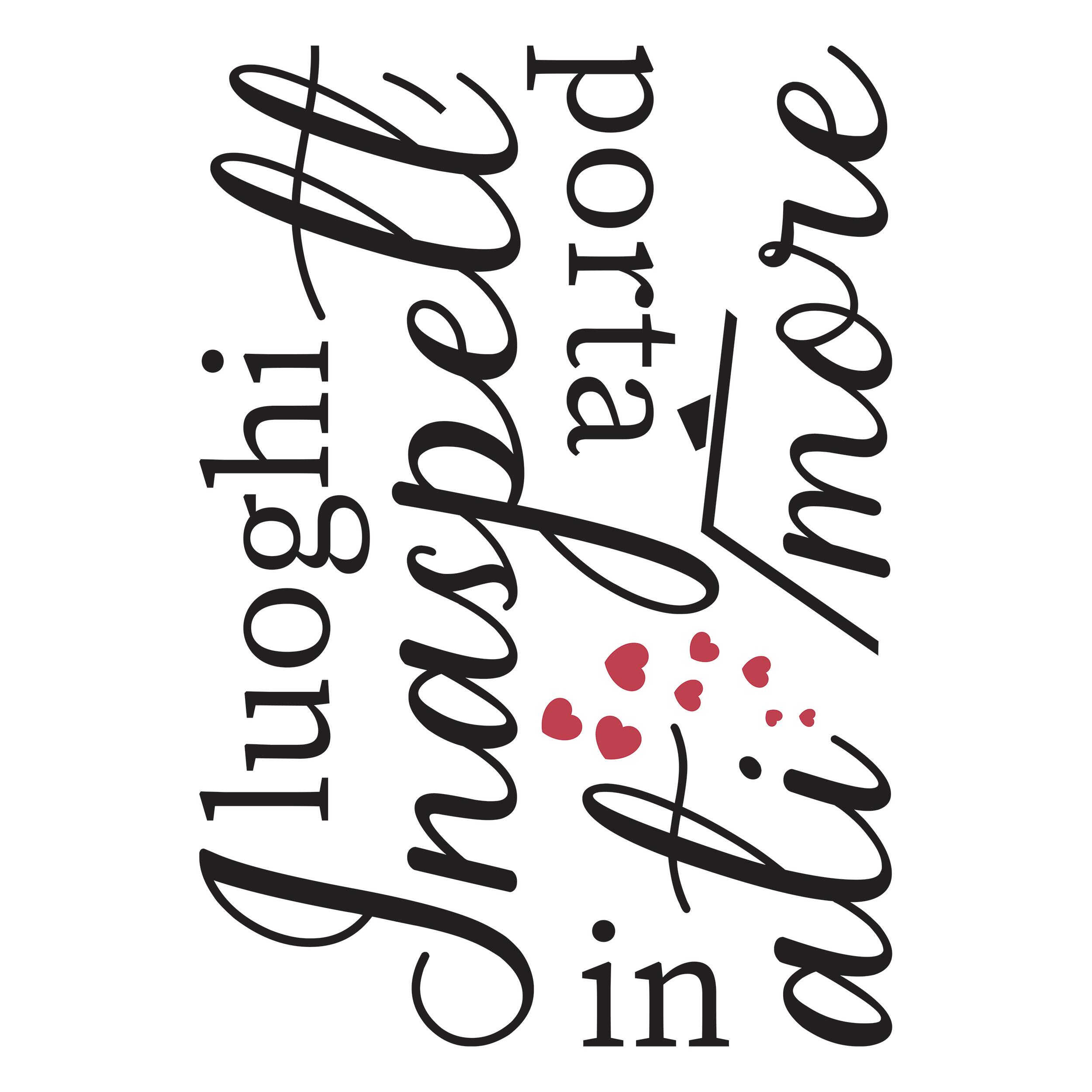 Sticker la vita 47x67 cm nero e rosso, confezione da 2 fogli - 2