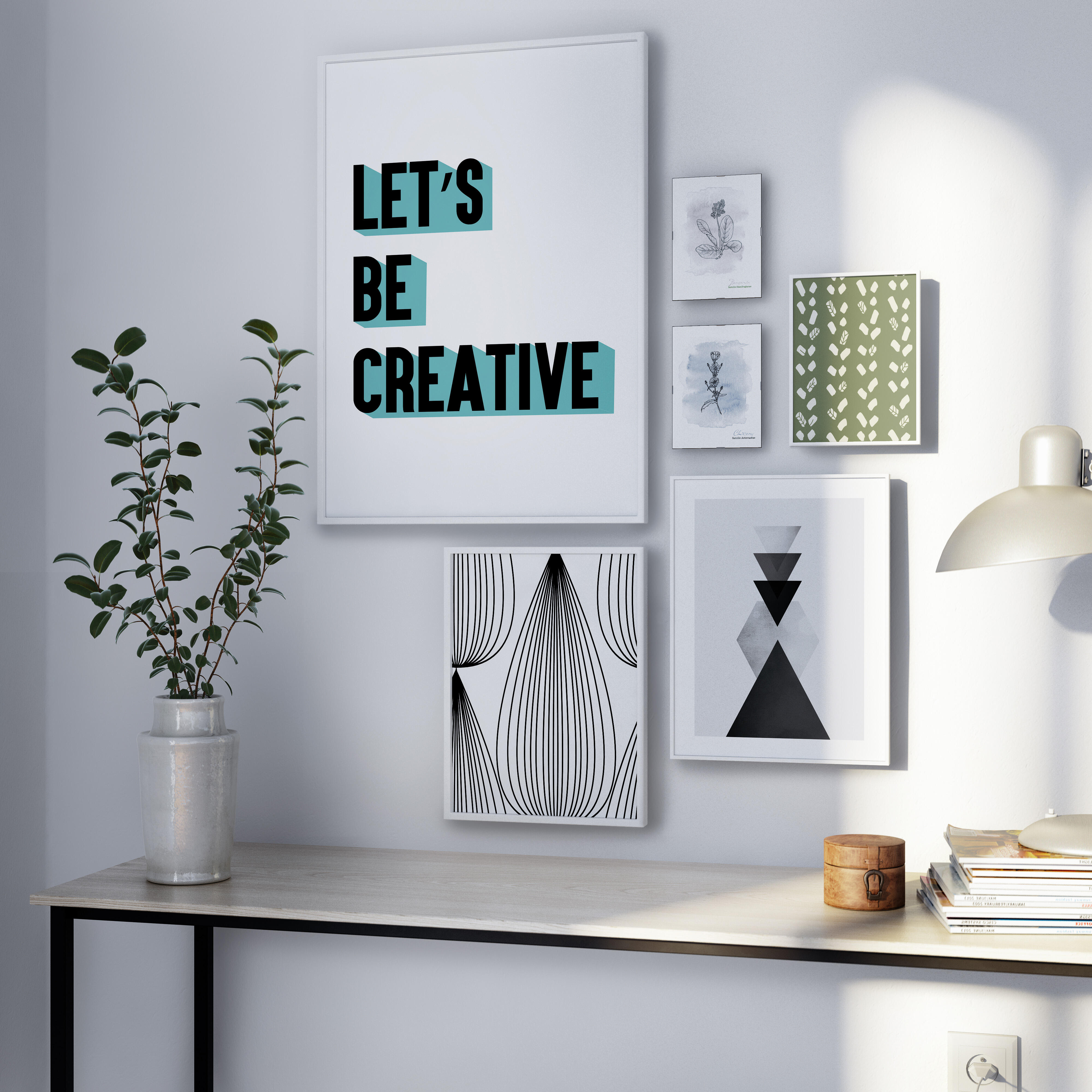 Moldura Lila 30x40cm branco Inspire - 19