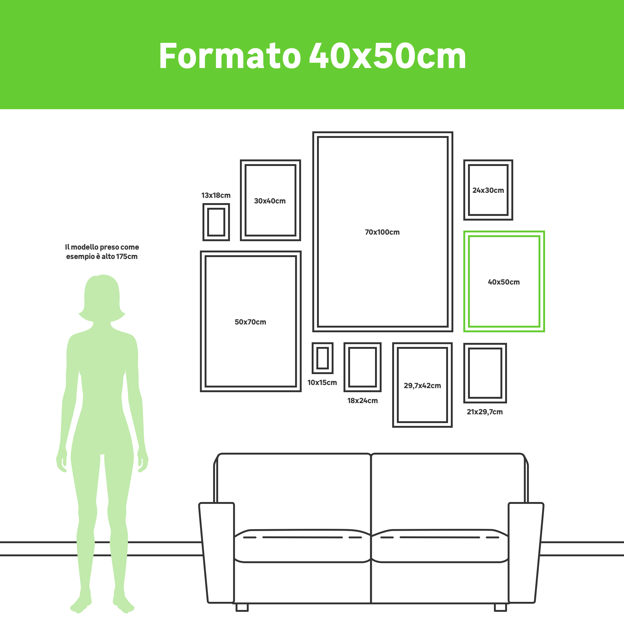 Moldura 40X50 cm madeira natural Inspire - 7