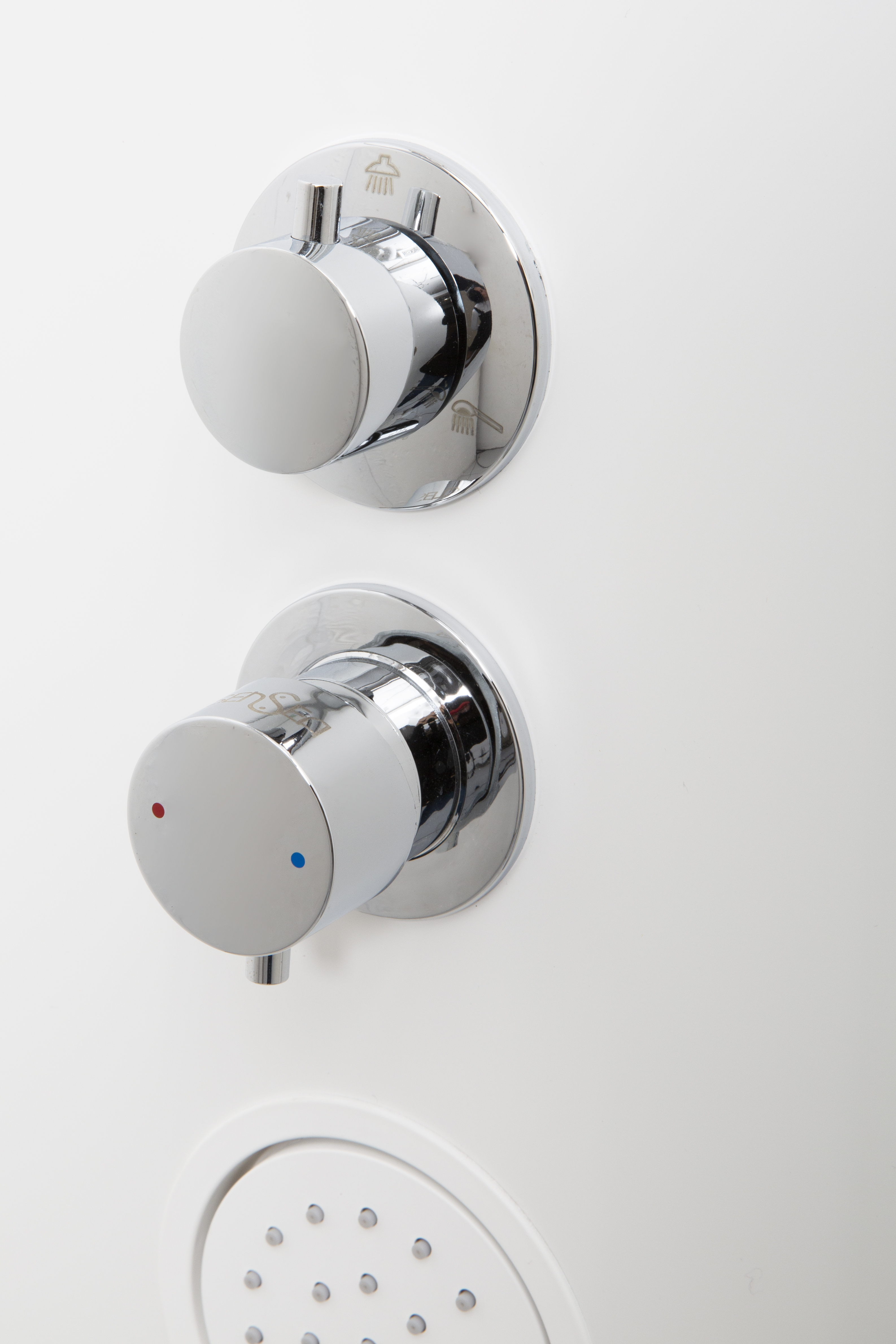 Columna de ducha hidromasaje monomando SENSEA Moa 3 blanco - 6