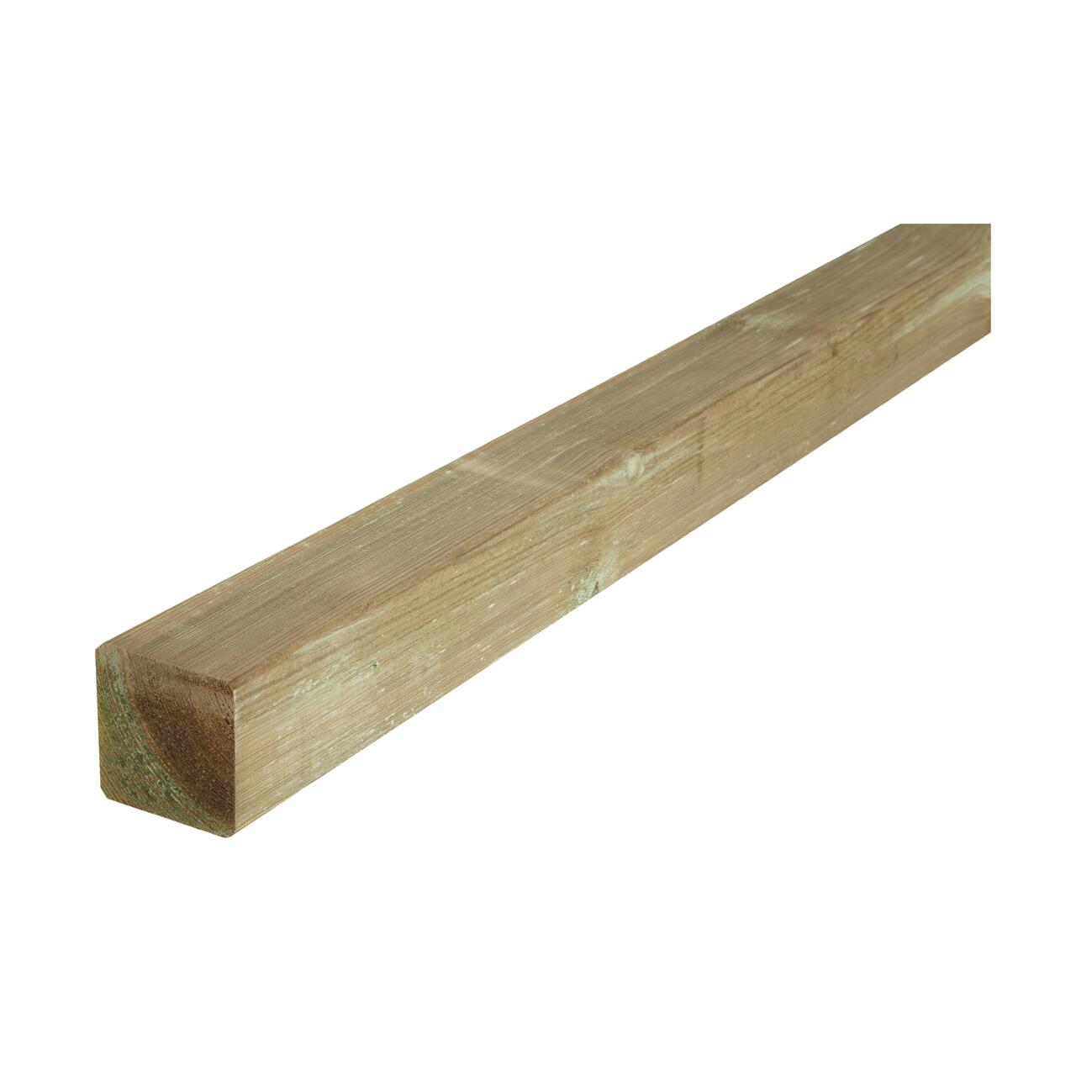 Palo quadrato in legno di pino silvestre CERLAND beige H 250 x L 7 x Sp 7 cm - 2