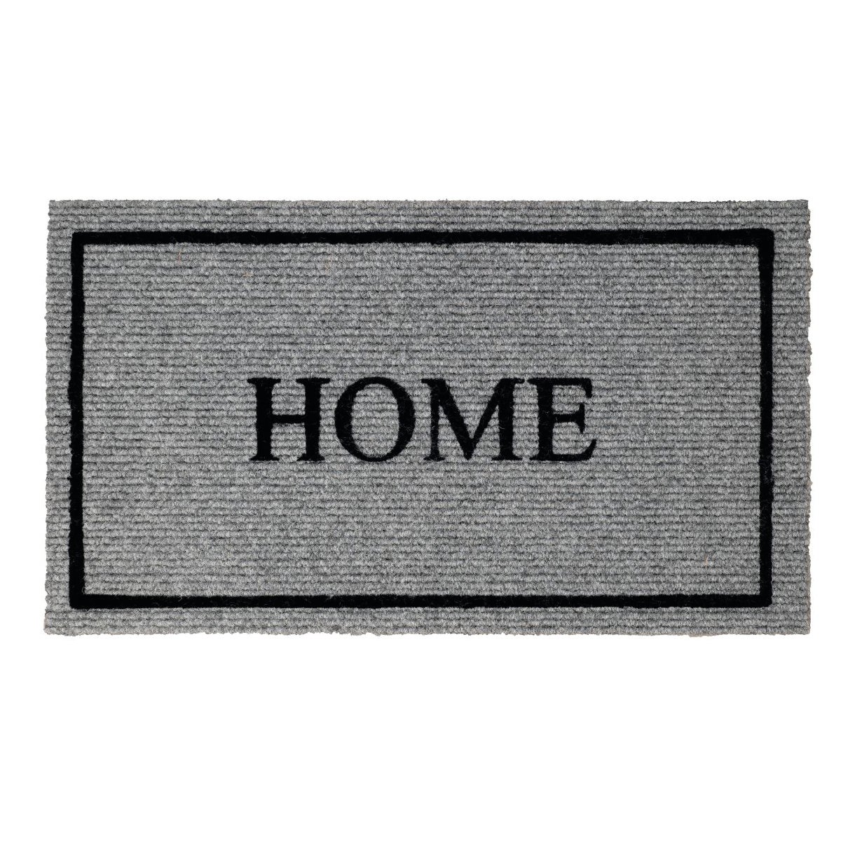 Bestlivings - Zerbino In Polipropilene E Gomma, 40x60 Cm, Grigio Scuro, Antiscivolo, Per Esterni E Interni, Resistente UV
