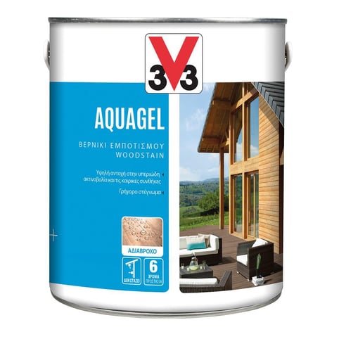 Βερνίκι εμποτισμού V33 Aquagel 2.5 L άχρωμο