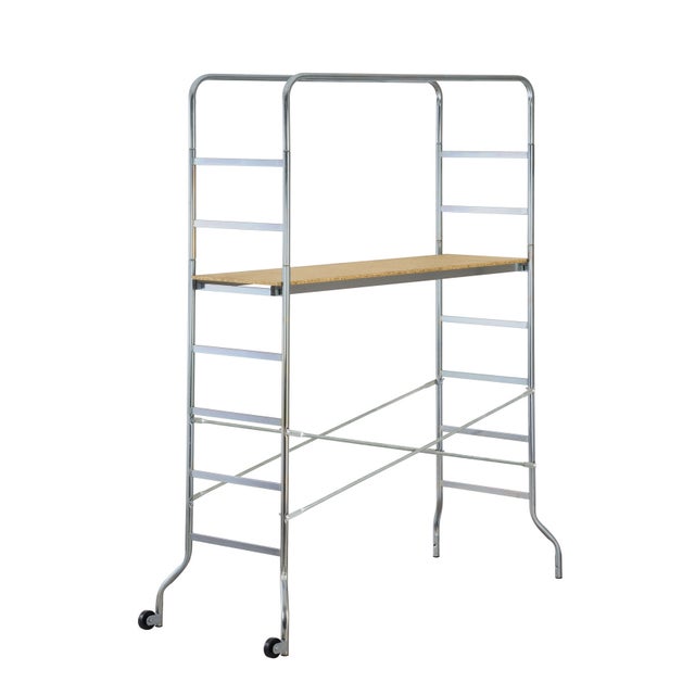 Trabattello GIERRE Kreo in acciaio  portata max 120 kg dimensioni 2.29 m altezza di lavoro 3.97 m