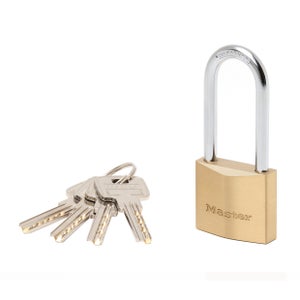 Master Lock 9120EURTBLK - 2 Lucchetti A Chiave In Alluminio | Per Armadietti, Valigie E Zaini | Nero - Foto 10
