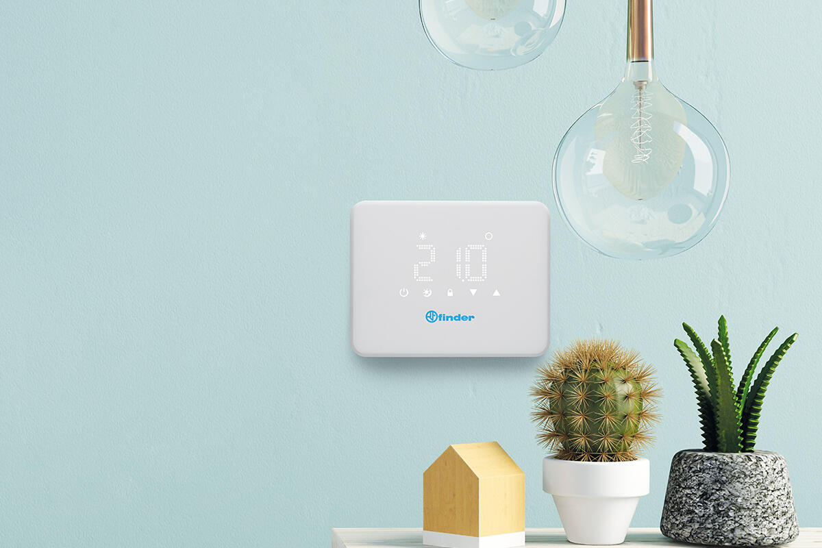 Termostato FINDER Bliss bianco - 2