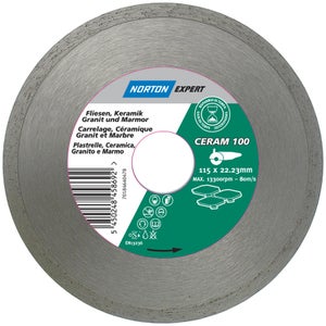 Disco Diamantato Per Piastrelle Gres Porcellanato Ceramica 115mm X - Foto 3