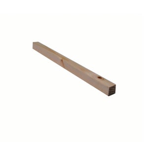 Listelli Legno Massello Abete TWE - 3 Metri, Piallati 4 Lati Con Smusso, Made In Italy, Confezione Da 2 Pezzi 50x50 Mm - Foto 3