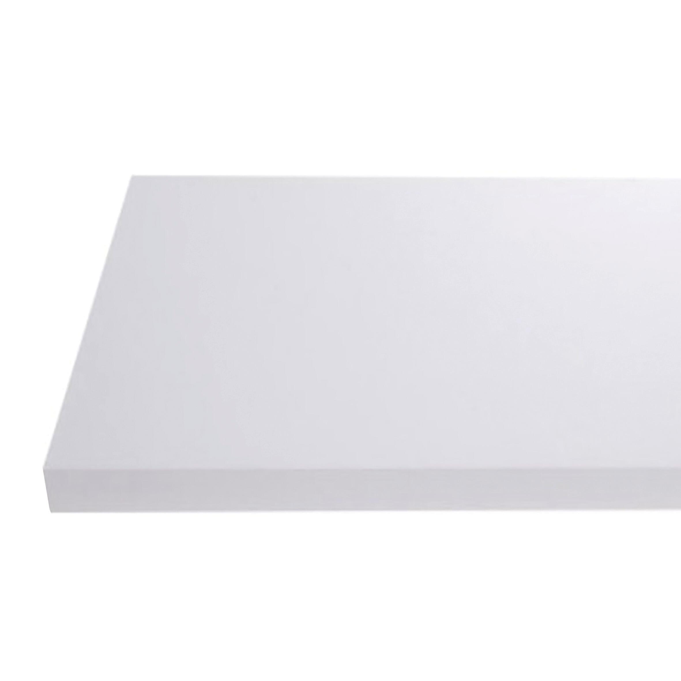 Top per lavabo Remix L 150 x H 3.8 x P 49 cm bianco truciolare, lucido - 2