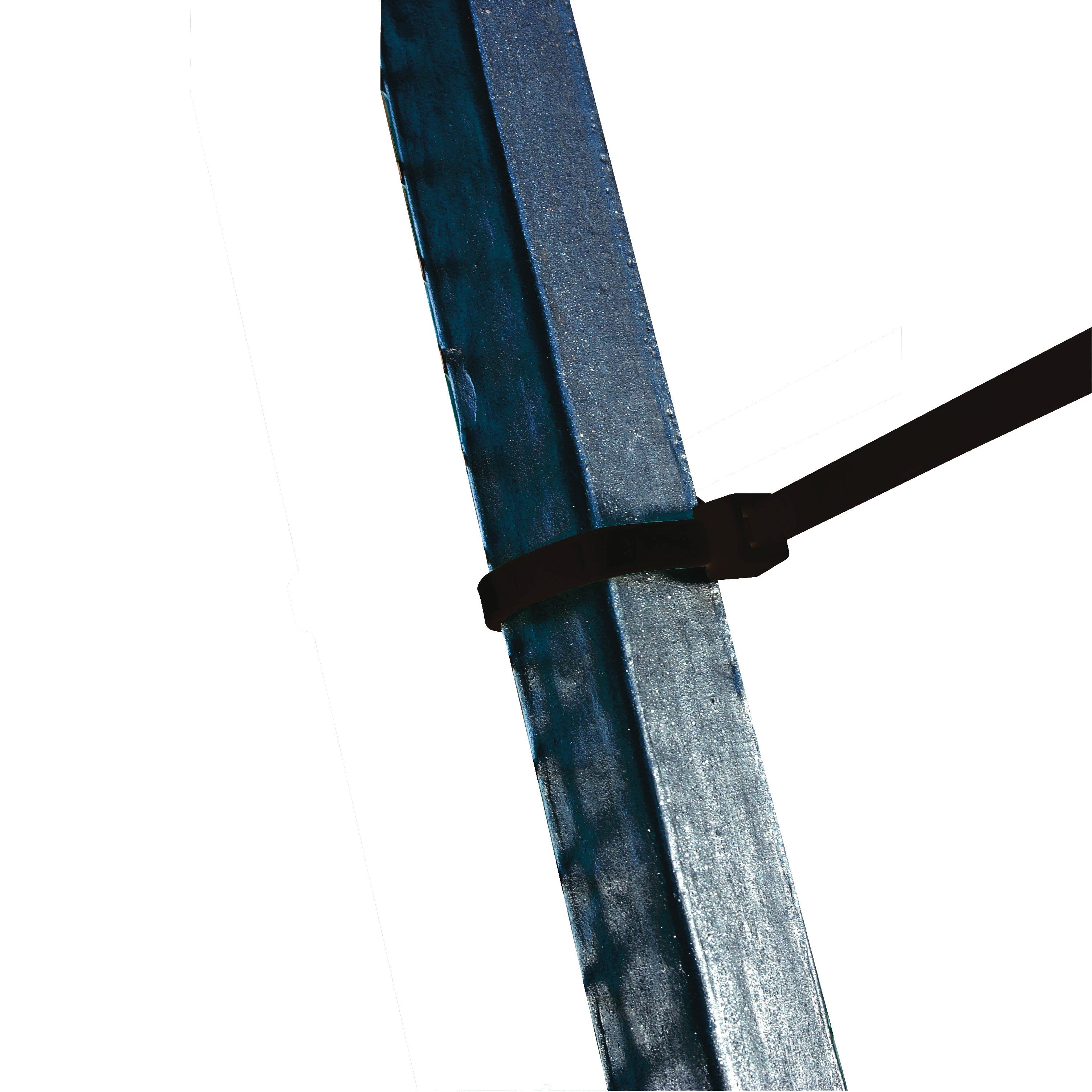 Collare di fissaggio per rete metallica Fix-Tie S nero 50 pezzi - 2