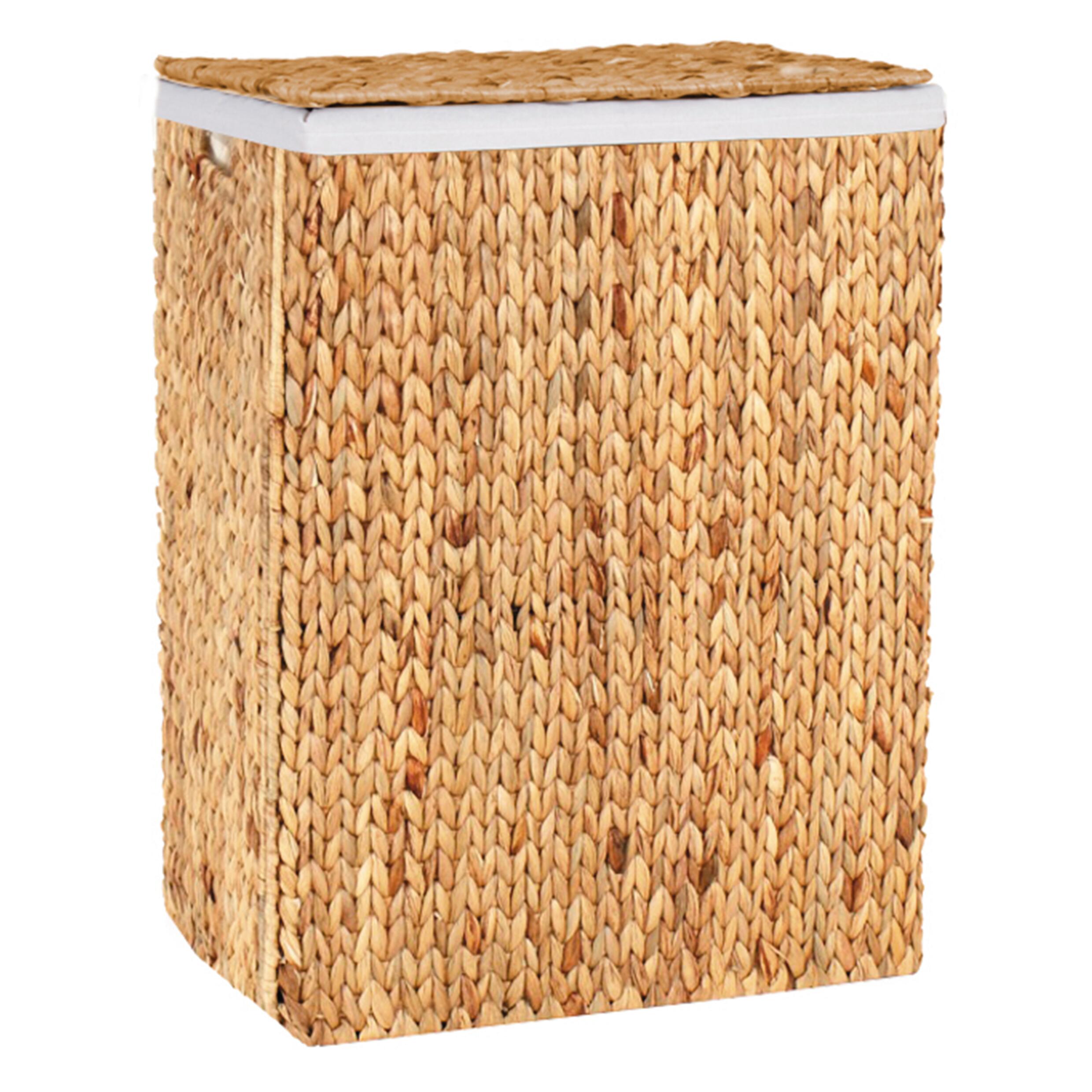 Cesta porta biancheria rettangolare in rattan marrone SENSEA 48 l - 3