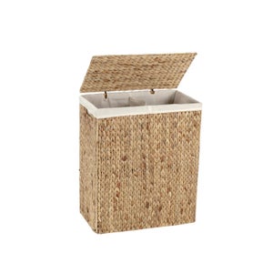 Baoblaze Cesto Portaoggetti In Rattan – Rettangolare, Con Manici In Legno, 3 Misure, Per Cucina, Bagno E Cameretta