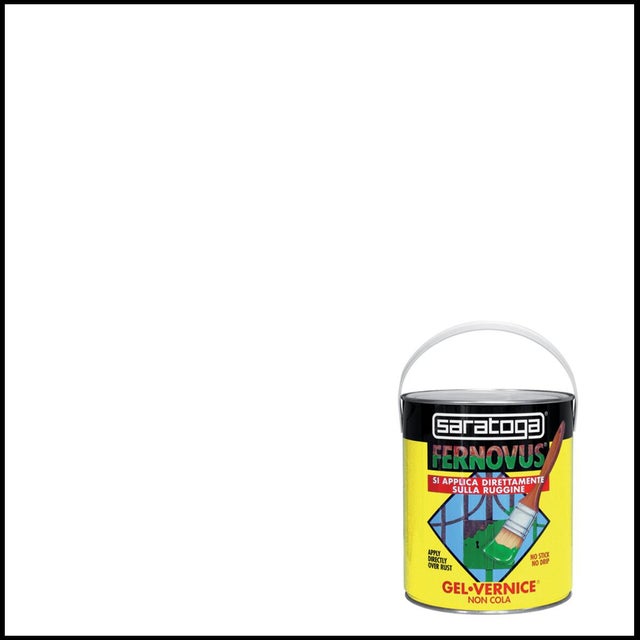 Vernice da esterno antiruggine per ferro SARATOGA Fernovus bianco neve lucido, 2.5 l