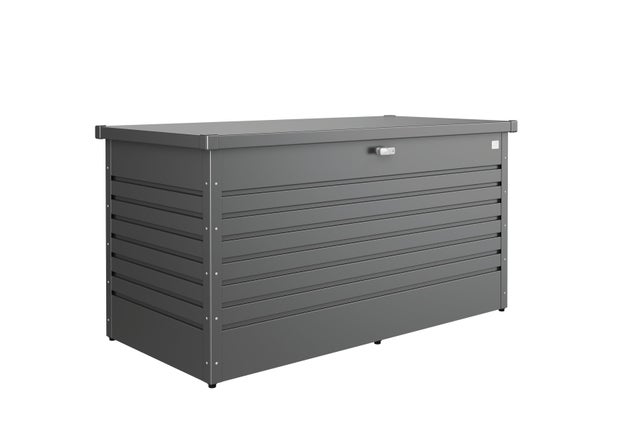 Banquette coffre acier gris foncé 830L 65060 BIOHORT